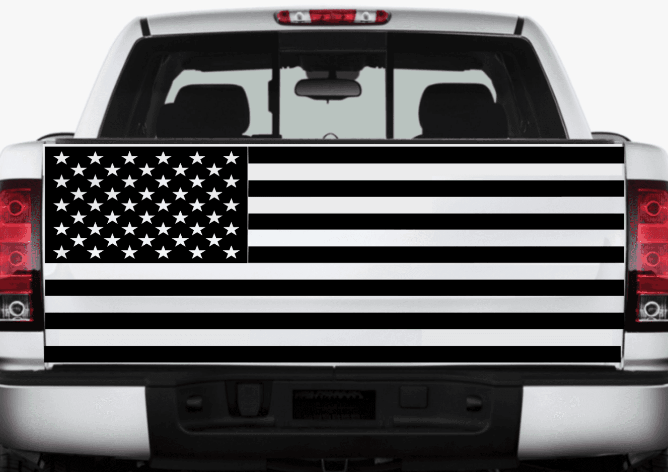 American Flag Decal Stickers | Patriotic Vinyl Decal for Any Trucks, SUV's, Vans, Tailgates, Bumpers...