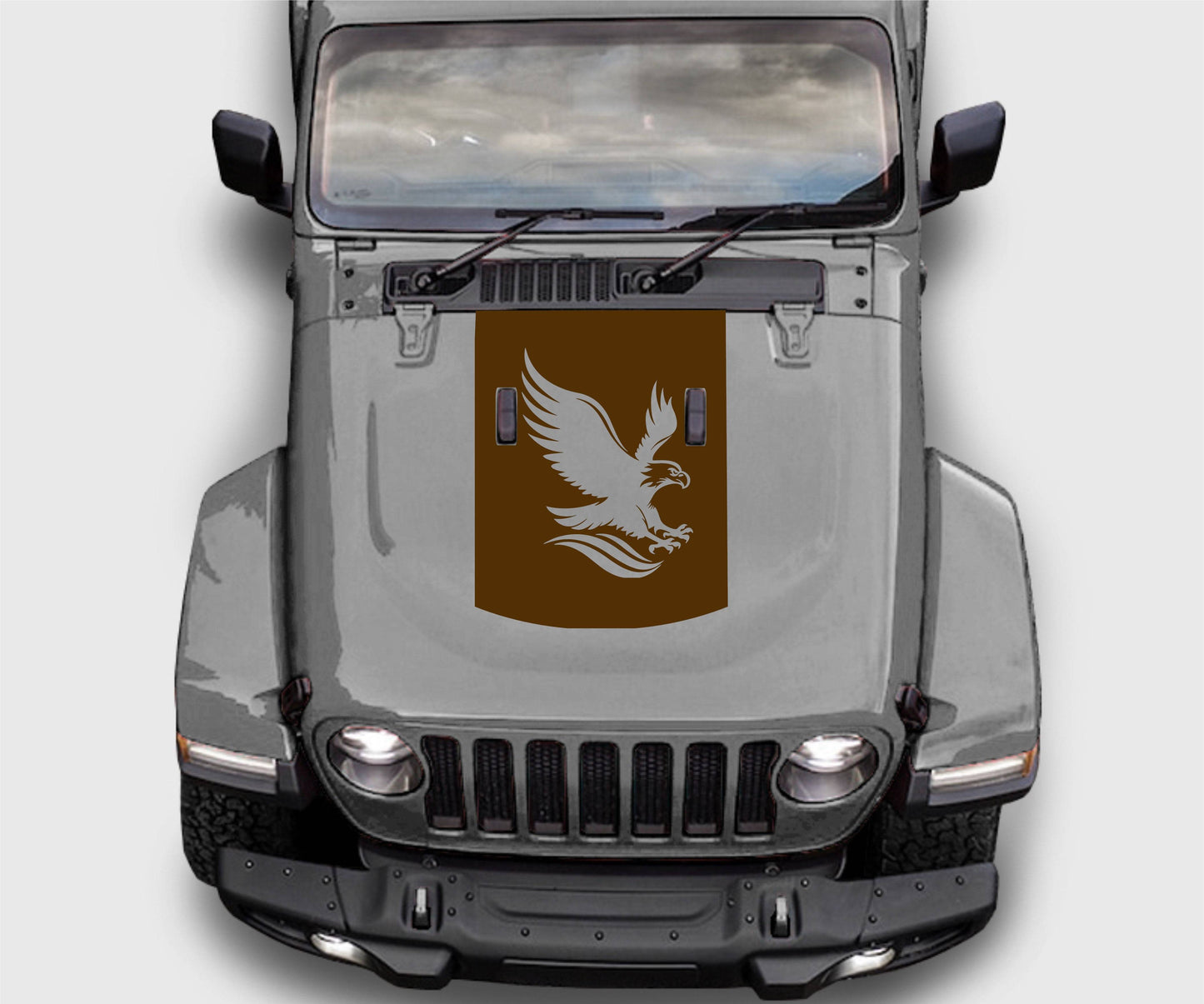 Jeep Wrangler JL Gladiator American Eagle Hood Decal Sticker