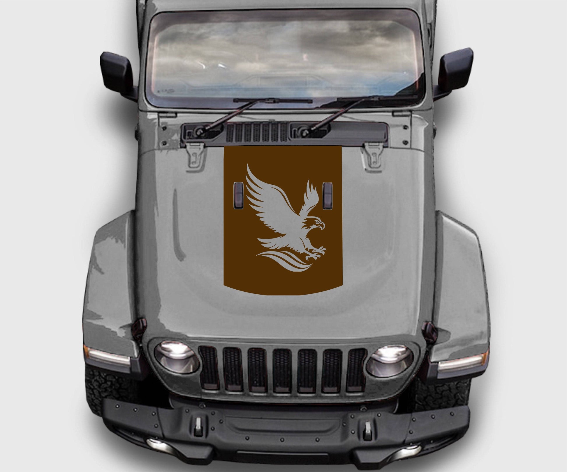 Jeep Wrangler JL Gladiator American Eagle Hood Decal Sticker