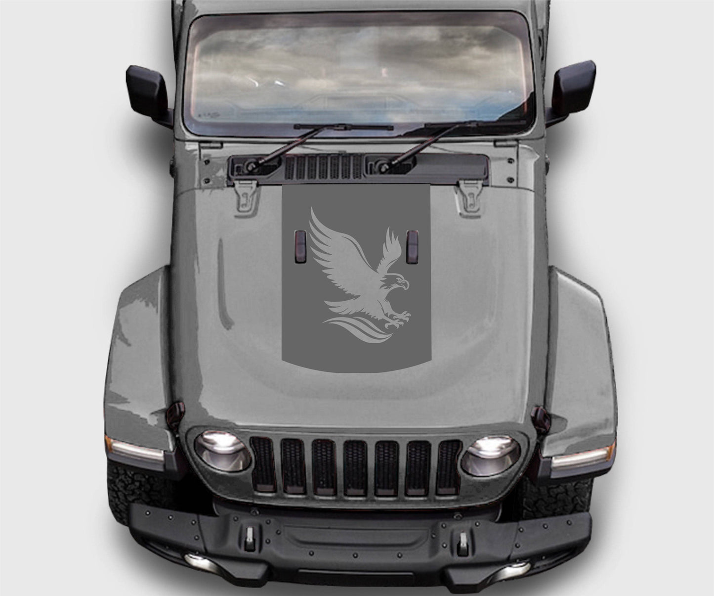 Jeep Wrangler JL Gladiator American Eagle Hood Decal Sticker