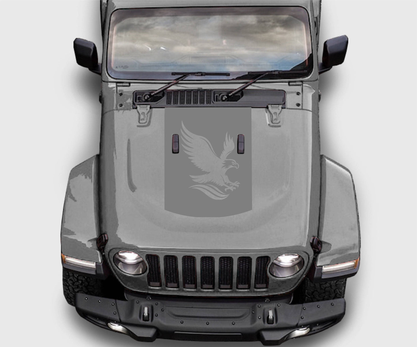 Jeep Wrangler JL Gladiator American Eagle Hood Decal Sticker