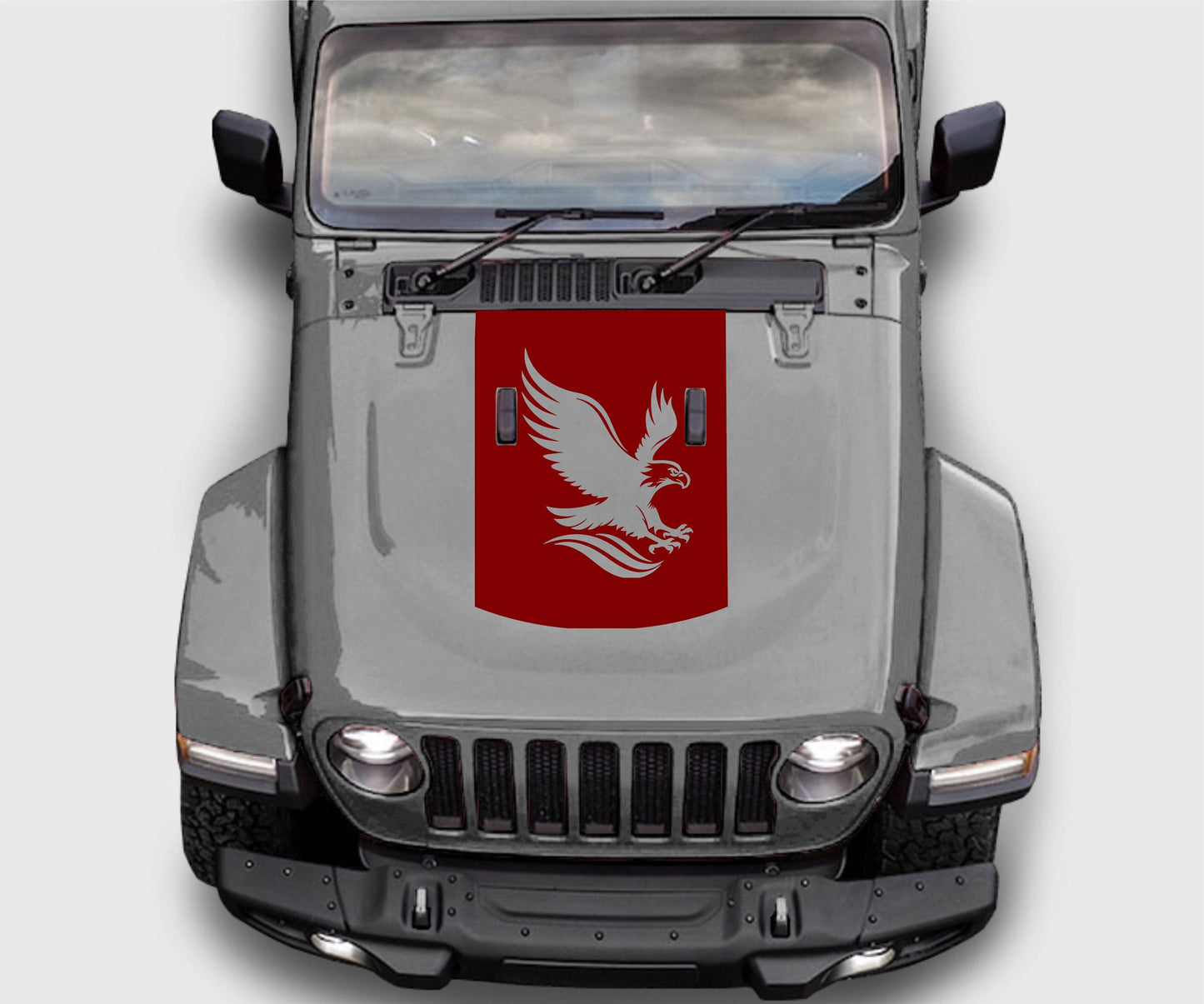 Jeep Wrangler JL Gladiator American Eagle Hood Decal Sticker