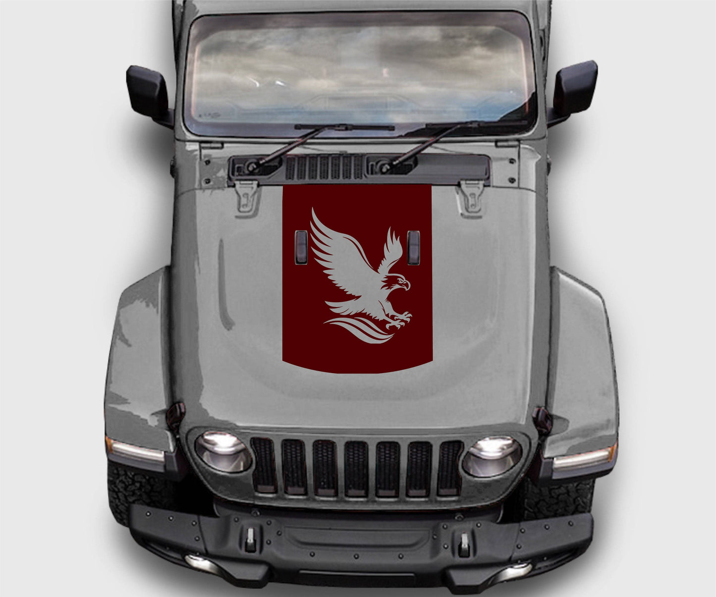 Jeep Wrangler JL Gladiator American Eagle Hood Decal Sticker