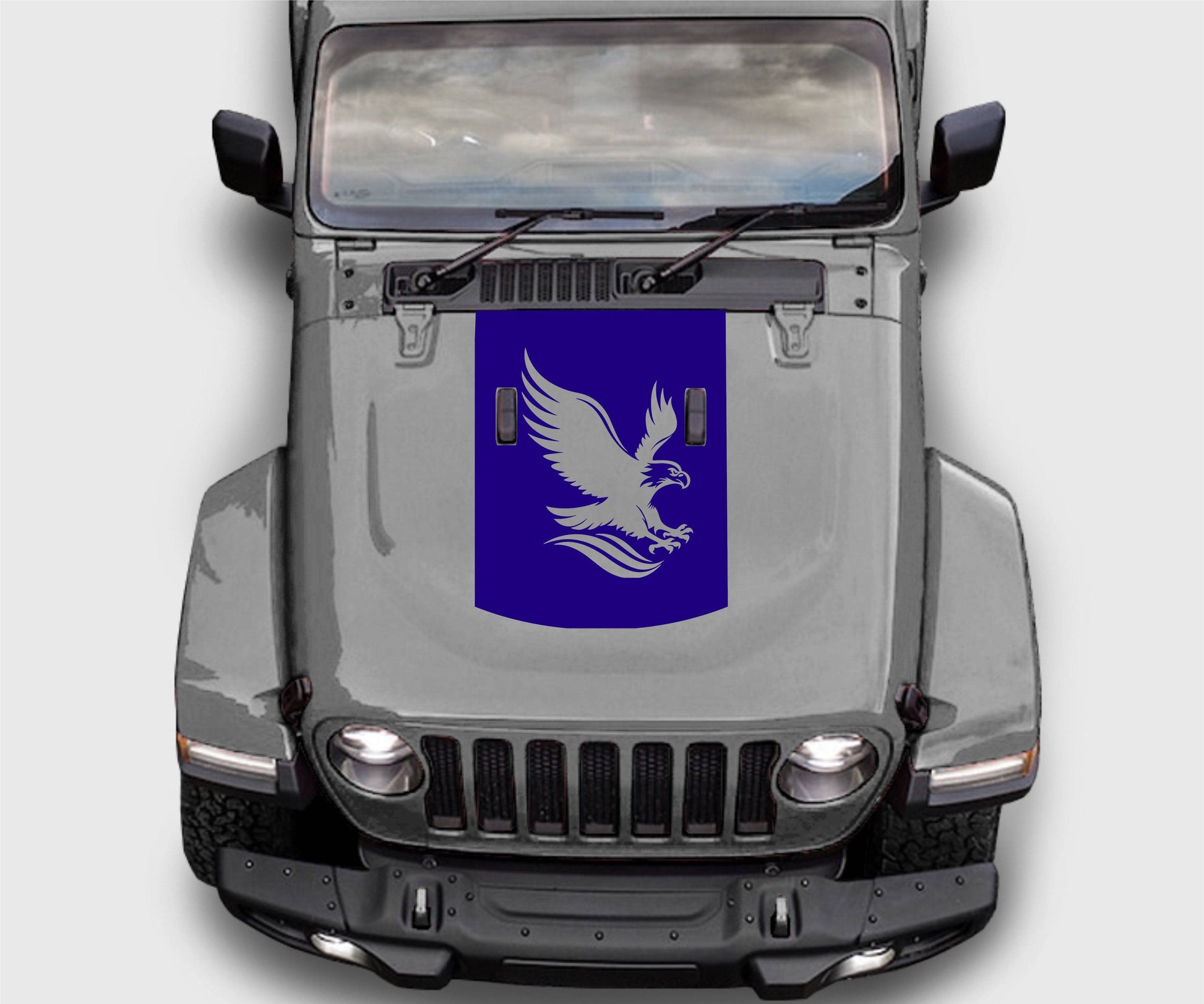 Jeep Wrangler JL Gladiator American Eagle Hood Decal Sticker