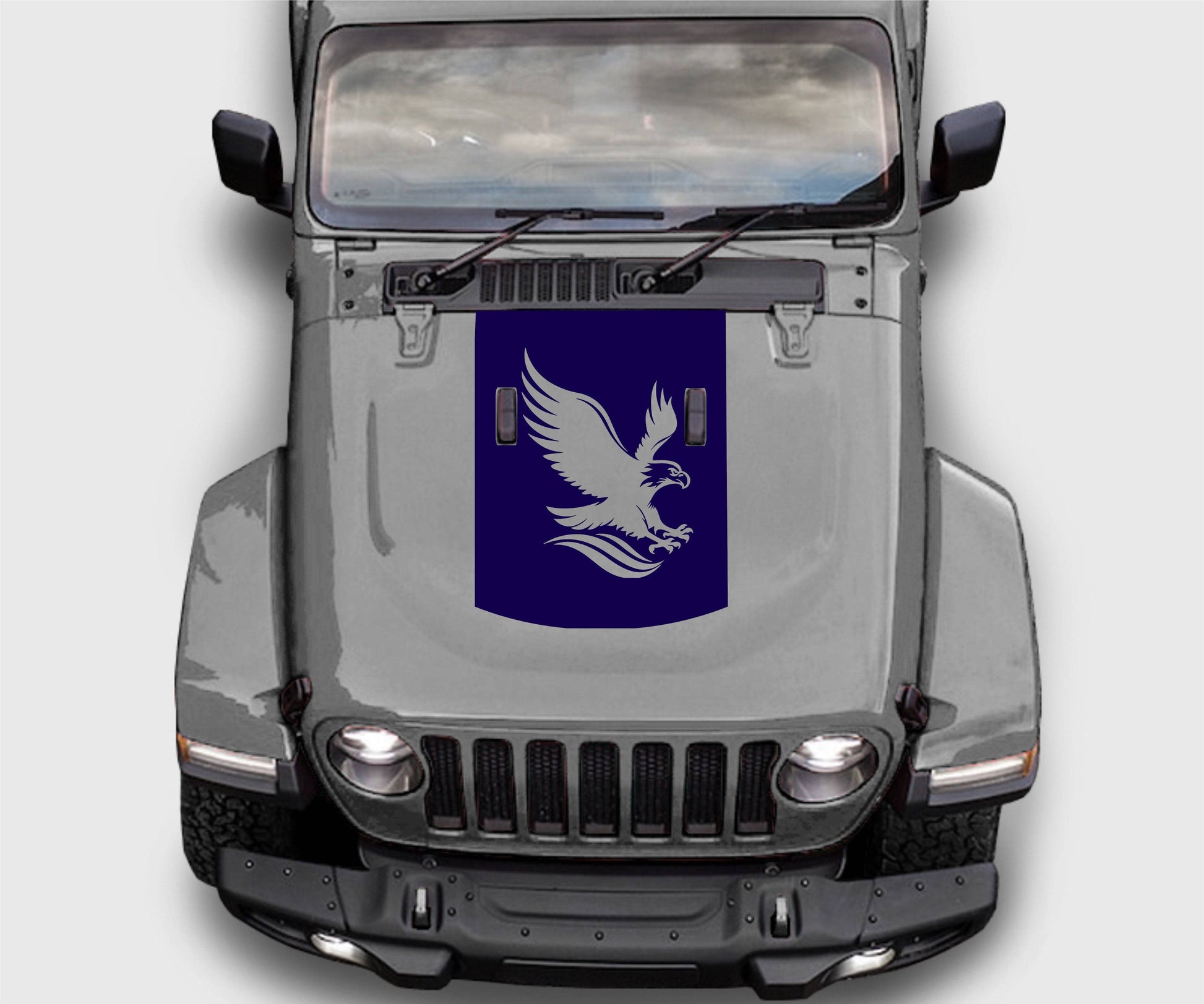 Jeep Wrangler JL Gladiator American Eagle Hood Decal Sticker