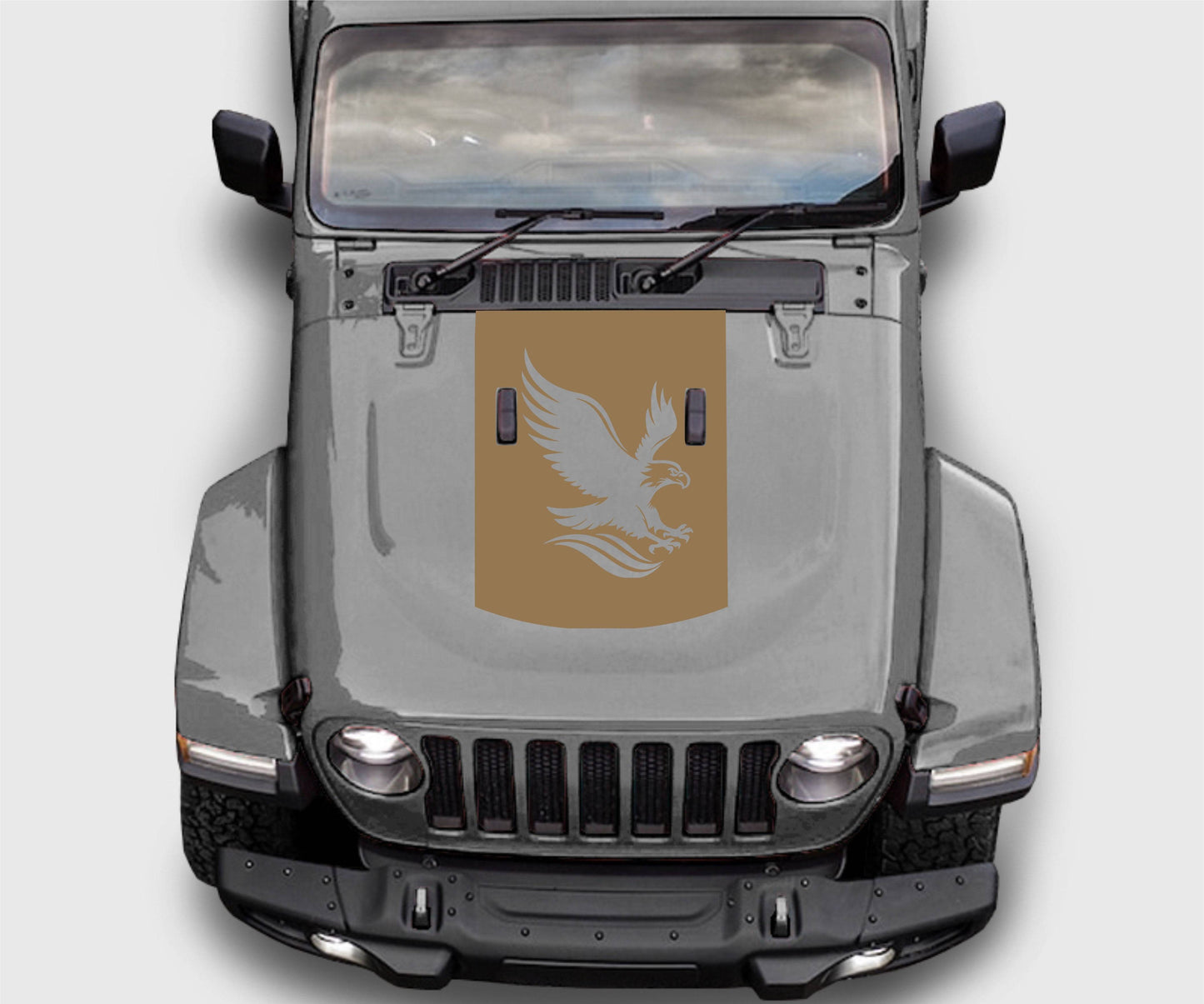 Jeep Wrangler JL Gladiator American Eagle Hood Decal Sticker