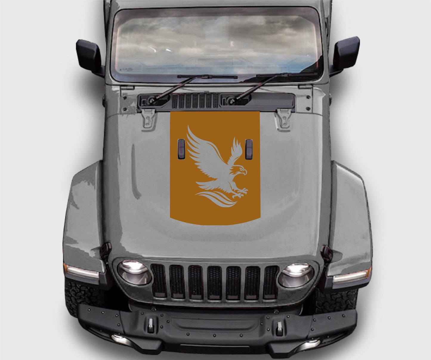 Jeep Wrangler JL Gladiator American Eagle Hood Decal Sticker