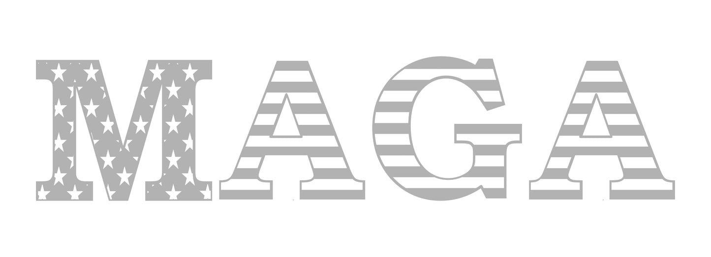 American Flag MAGA "Make America Great Again" Decal Sticker Patriotic Stickers Car Decals