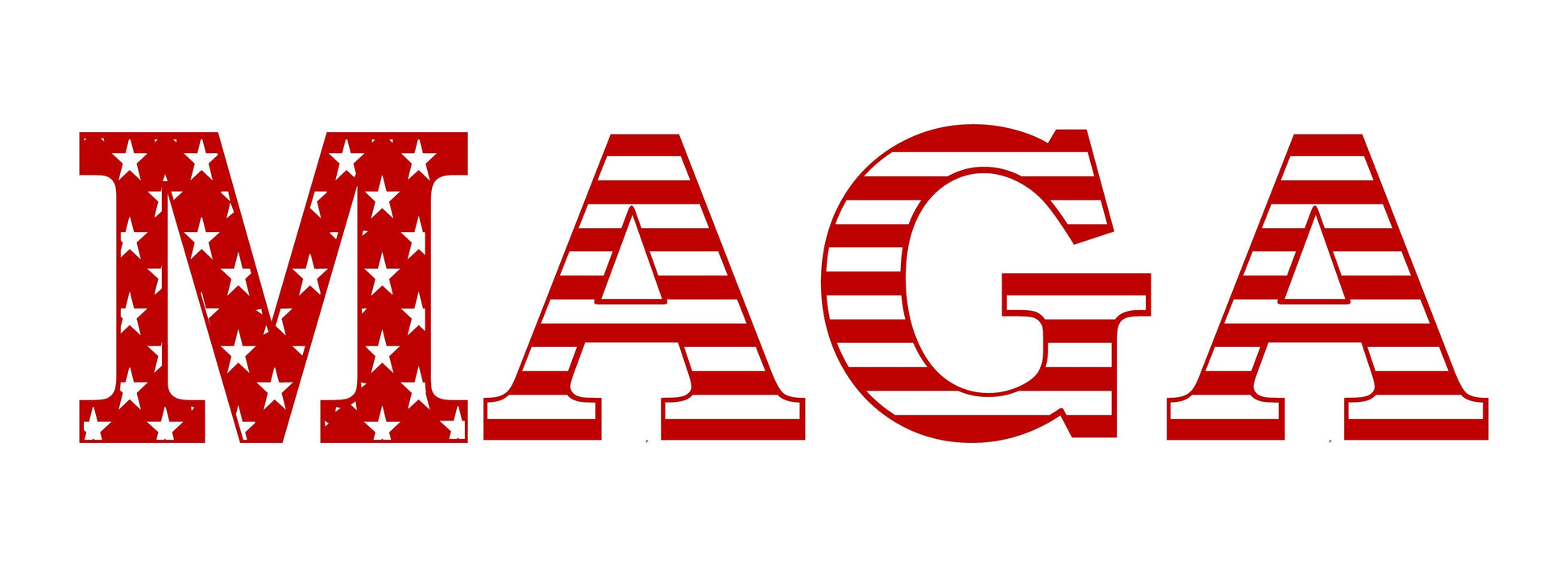 American Flag MAGA "Make America Great Again" Decal Sticker Patriotic Stickers Car Decals