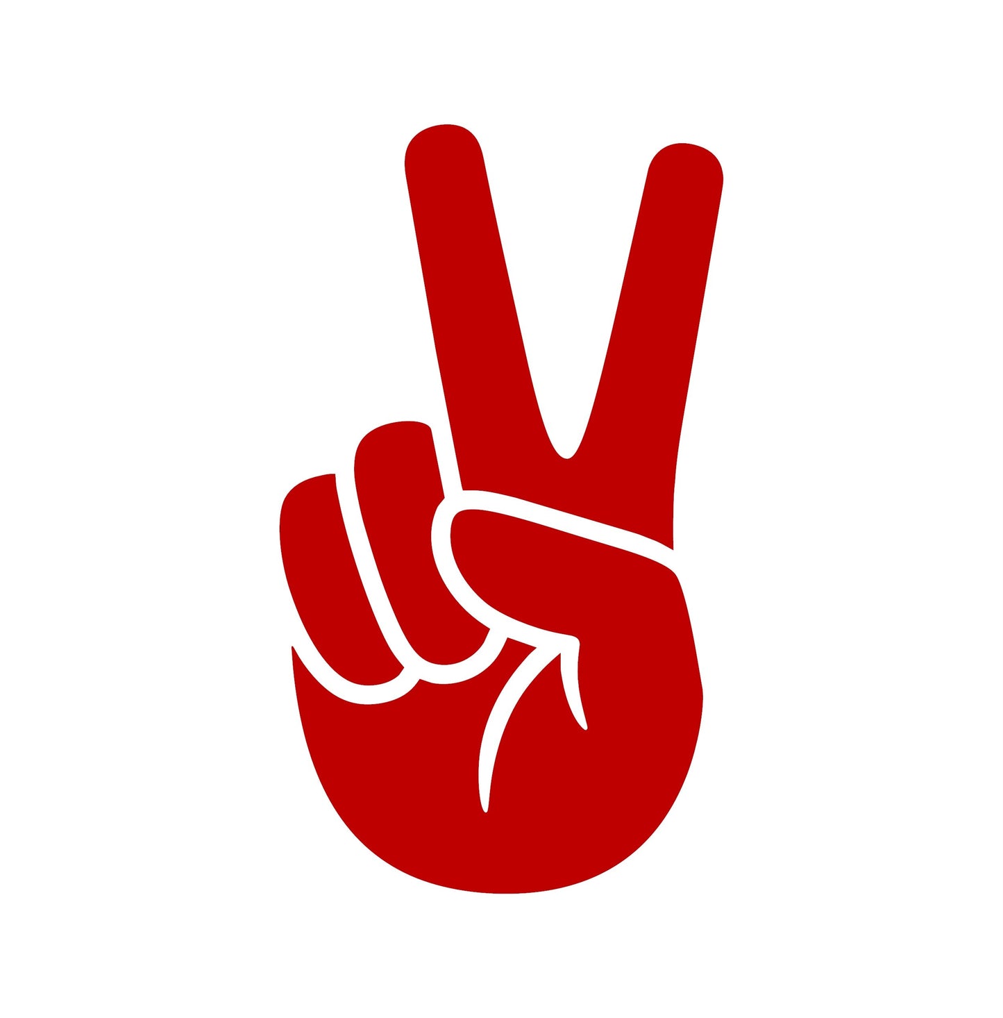 HAND WAVE JEEP WAVE PEACE SIGN JEEPERS WAVE VINYL DECAL FOR JEEPS