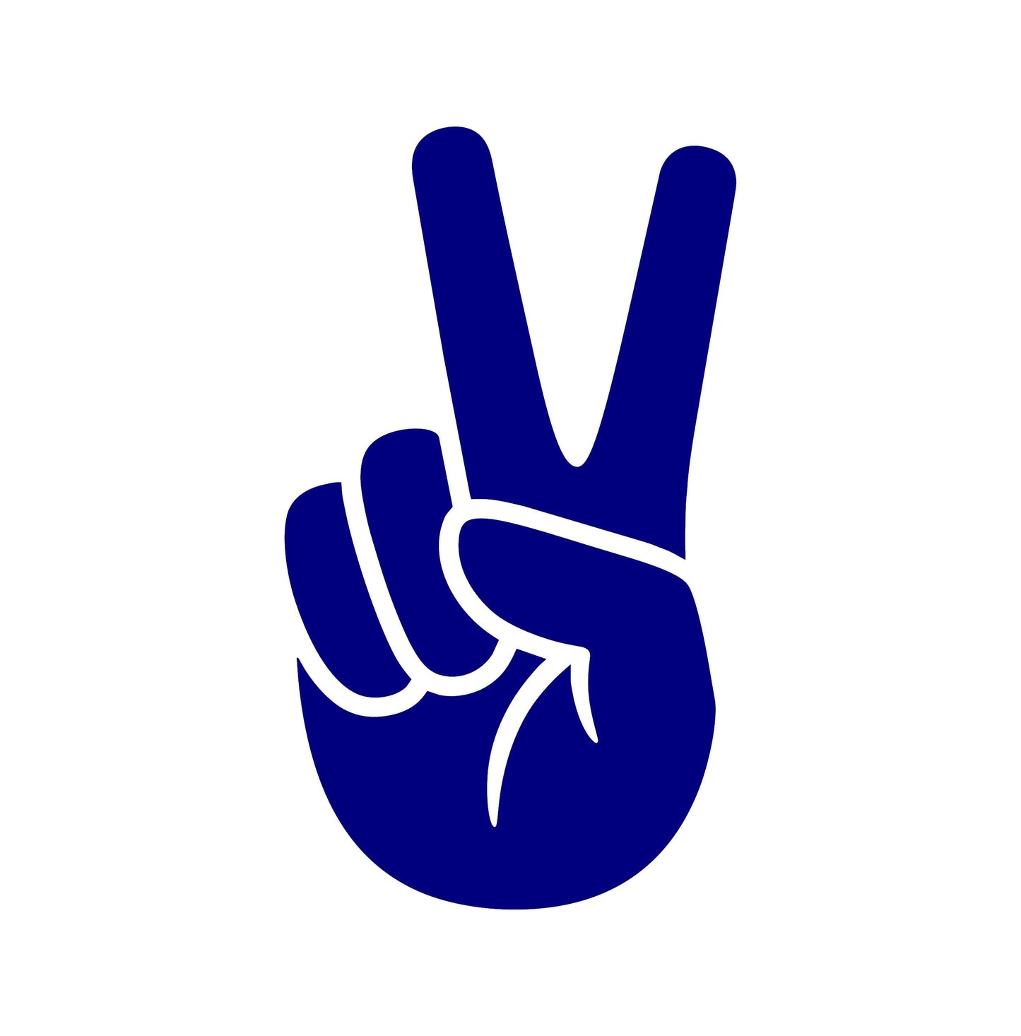 HAND WAVE JEEP WAVE PEACE SIGN JEEPERS WAVE VINYL DECAL FOR JEEPS