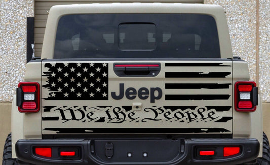 We the people decal jeep gladiator