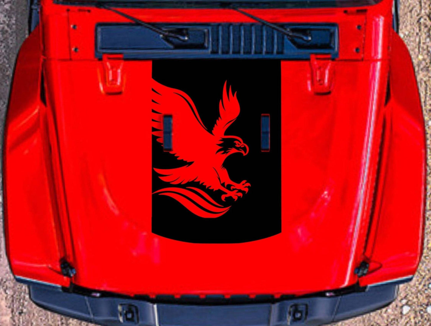 American Eagle Hood Decal Sticker for Jeep Wrangler JL, JK, Gladiator, Trucks, Cars, SUV's