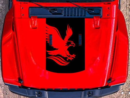 American Eagle Hood Decal Sticker for Jeep Wrangler JL, JK, Gladiator, Trucks, Cars, SUV's