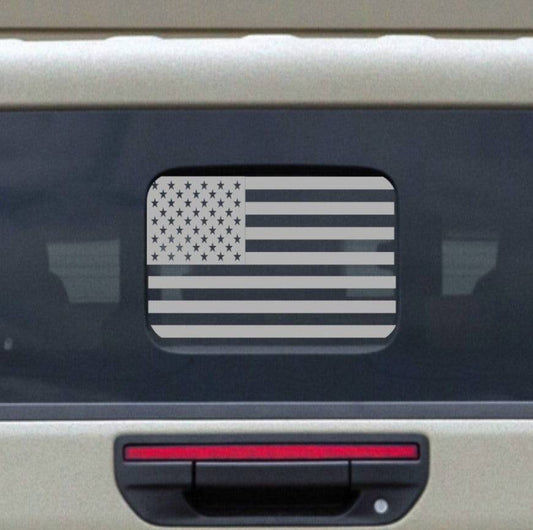 Jeep Gladiator Small Back Rear Window American Flag Decal Sticker