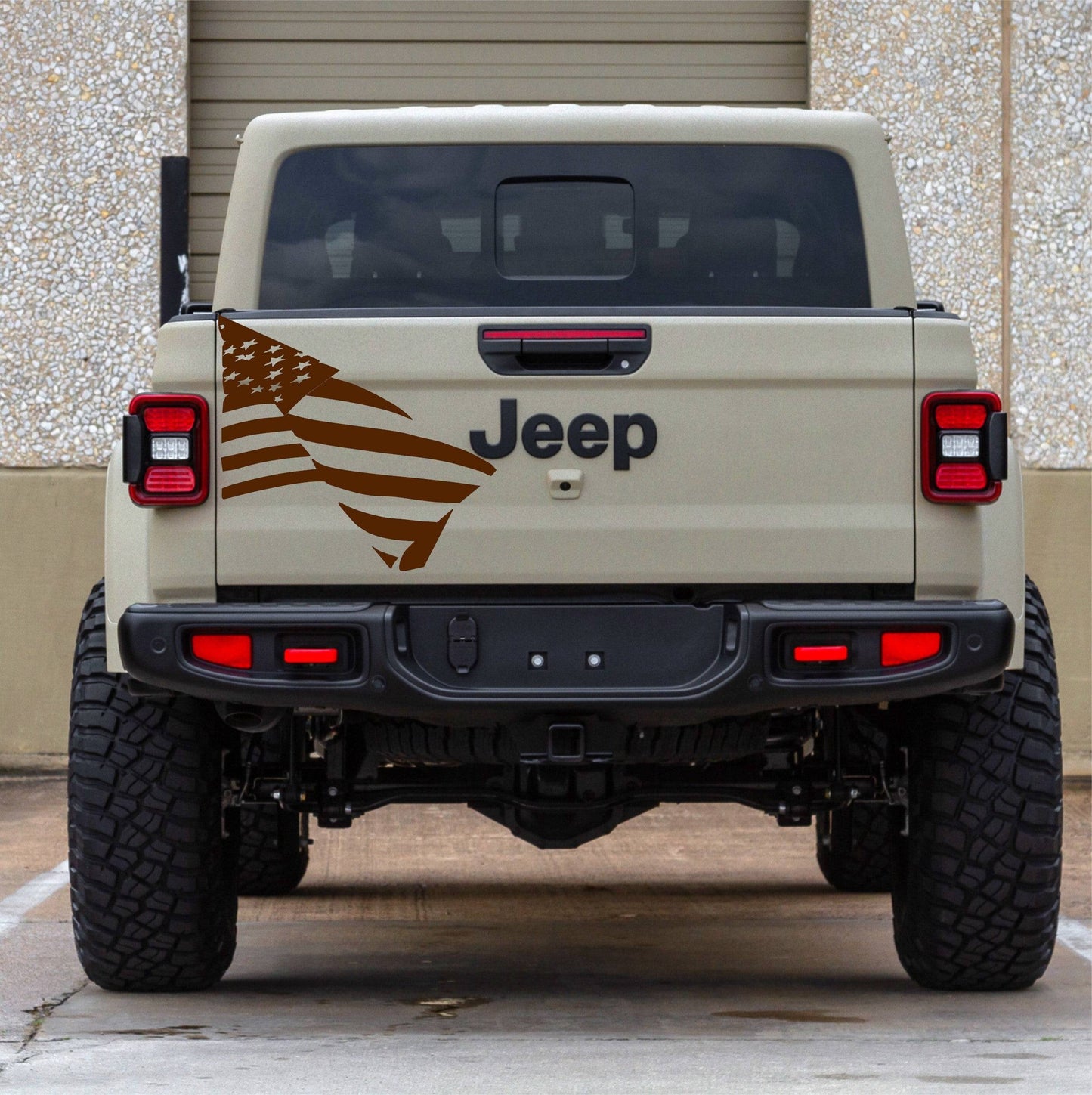American Flag (Waving) Decal for Jeep Gladiator/Trucks Tailgate