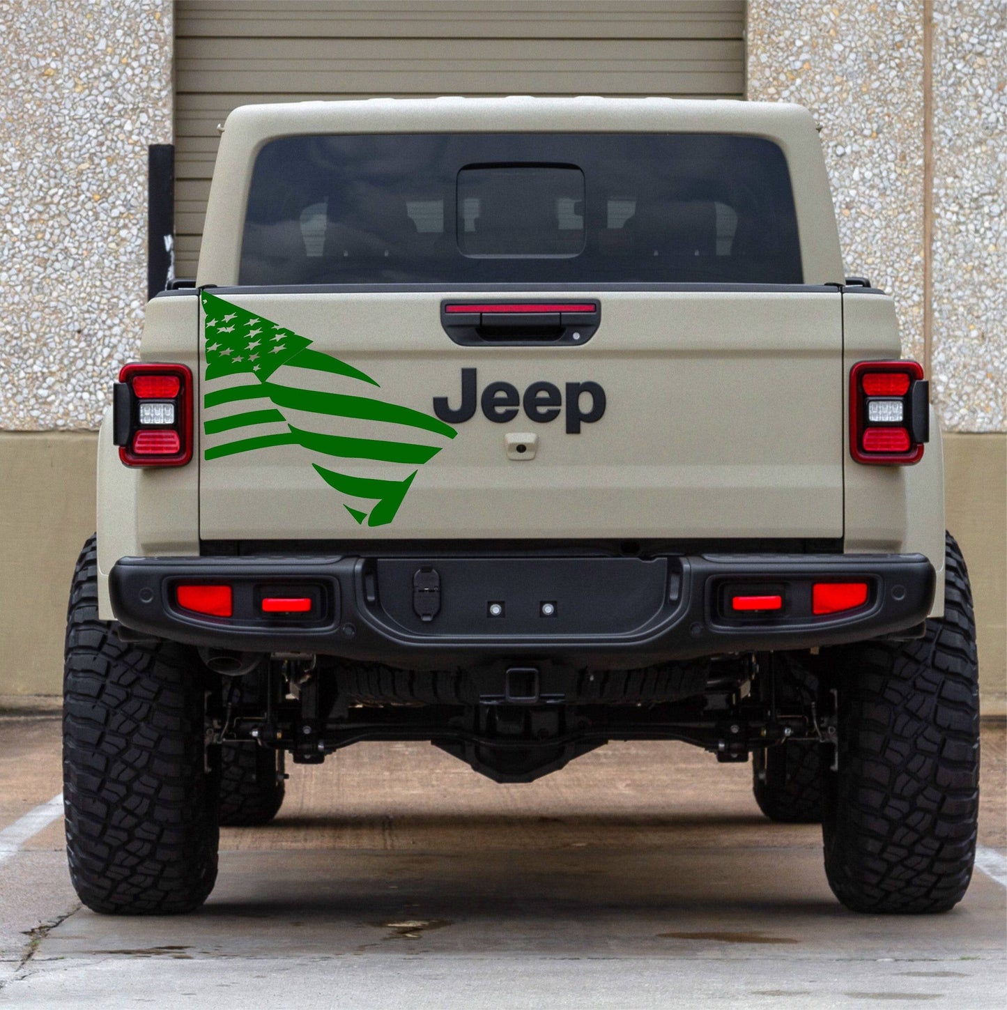American Flag (Waving) Decal for Jeep Gladiator/Trucks Tailgate