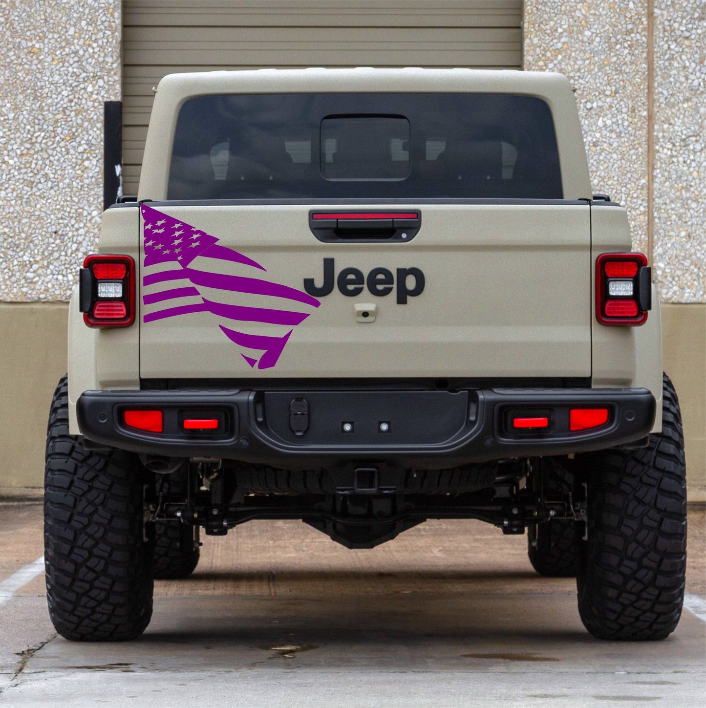 American Flag (Waving) Decal for Jeep Gladiator/Trucks Tailgate