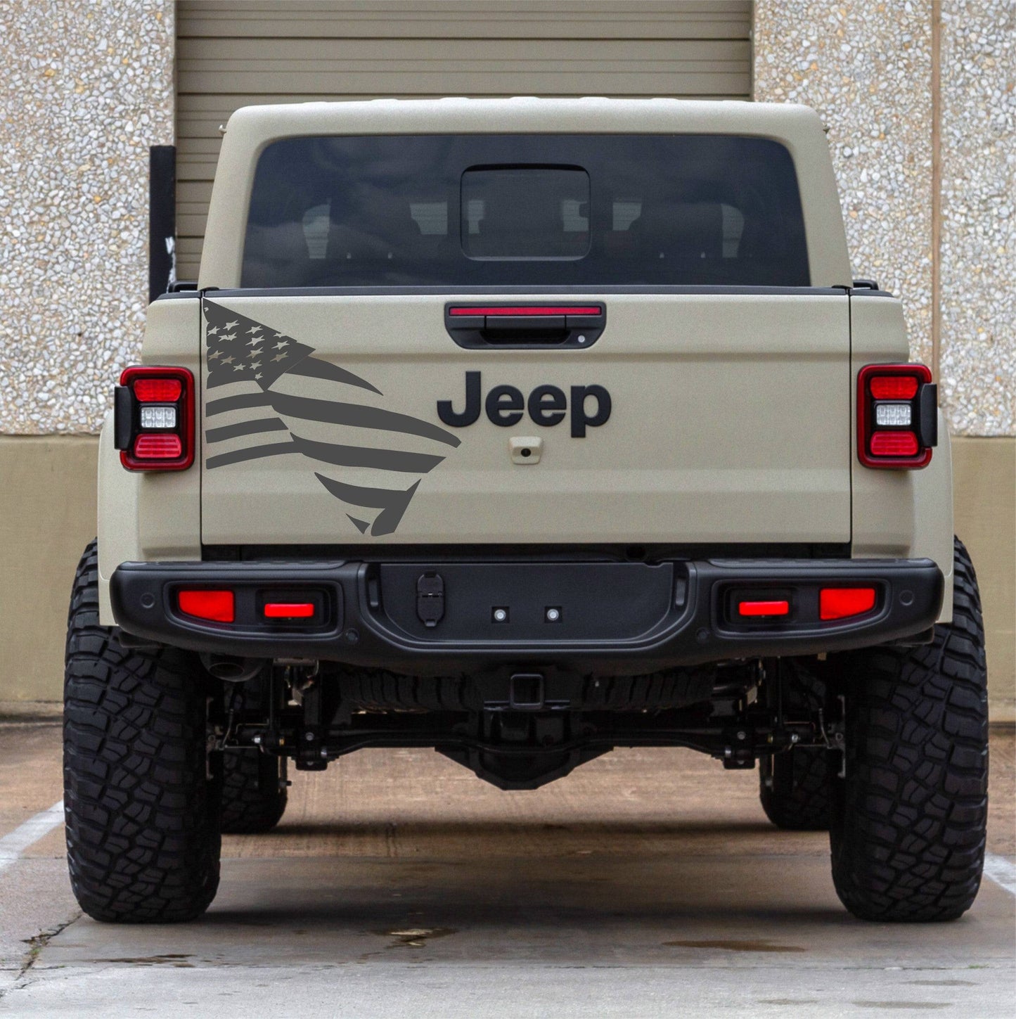 American Flag (Waving) Decal for Jeep Gladiator/Trucks Tailgate