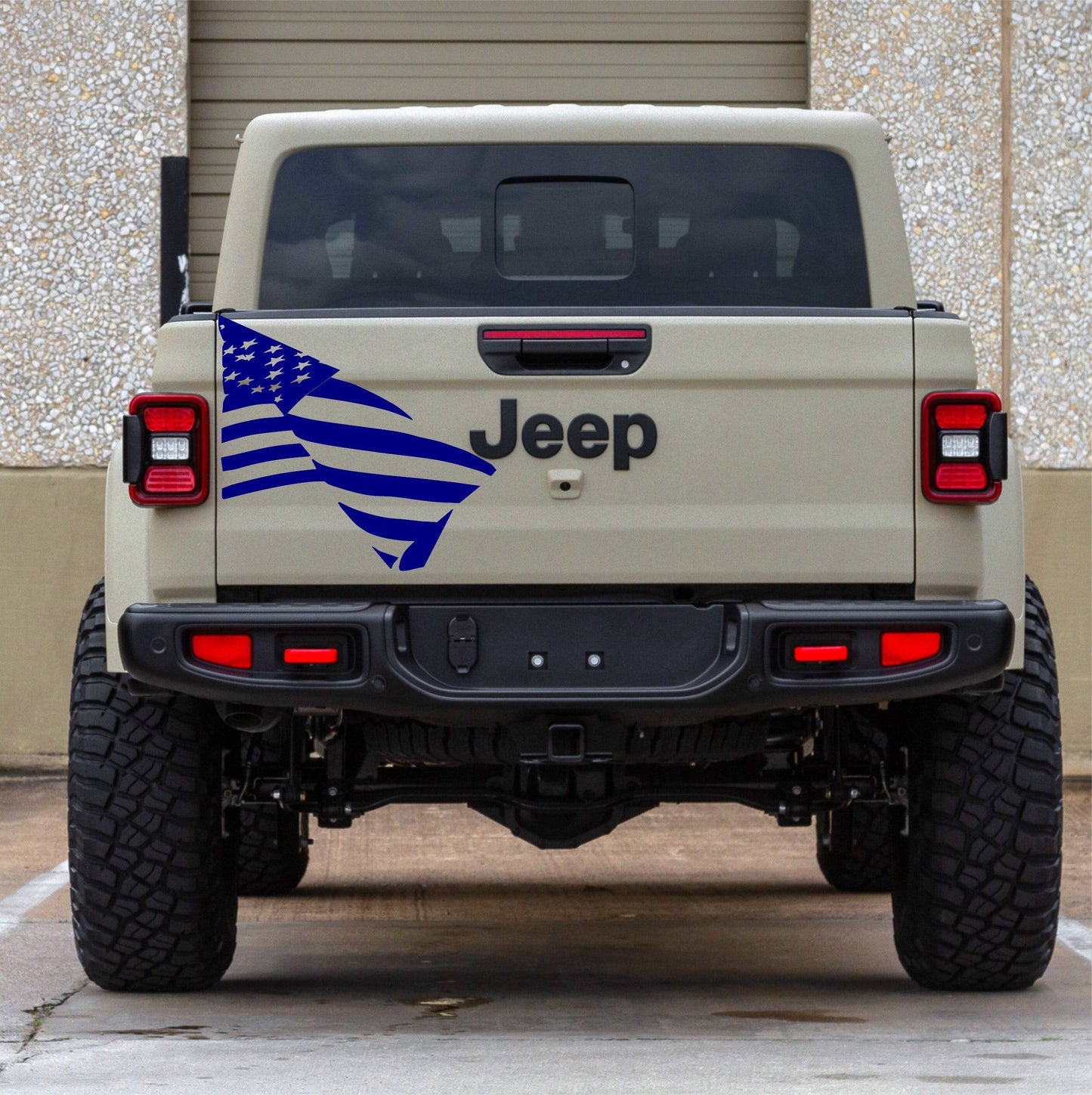American Flag (Waving) Decal for Jeep Gladiator/Trucks Tailgate