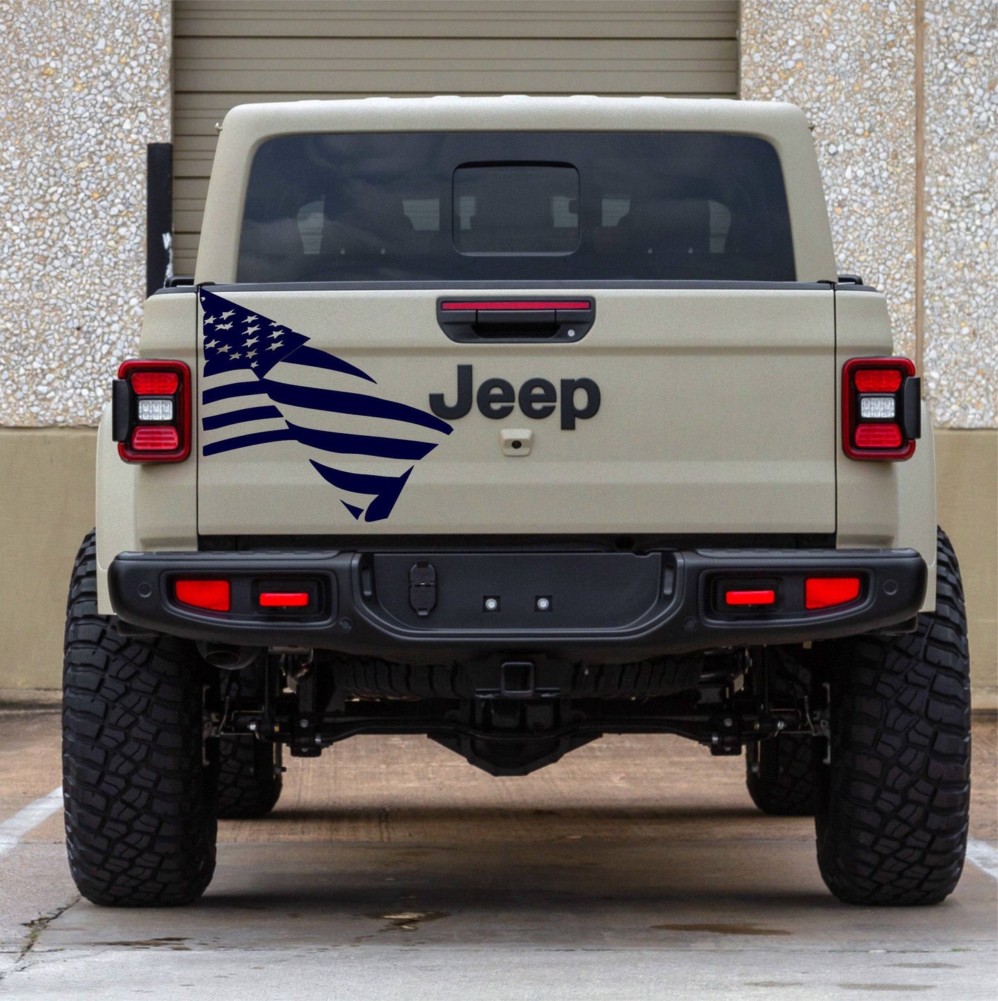 American Flag (Waving) Decal for Jeep Gladiator/Trucks Tailgate