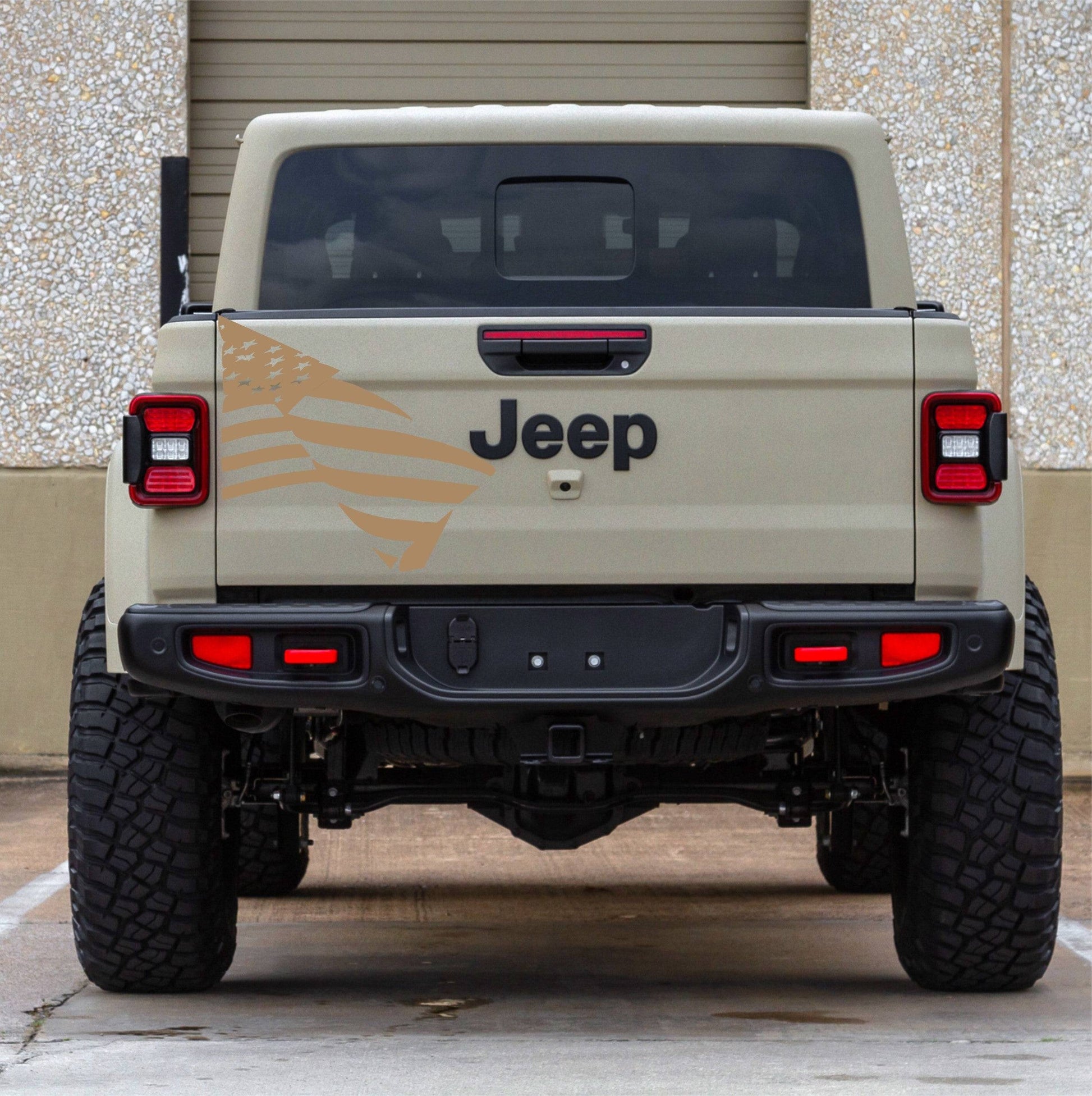 American Flag (Waving) Decal for Jeep Gladiator/Trucks Tailgate