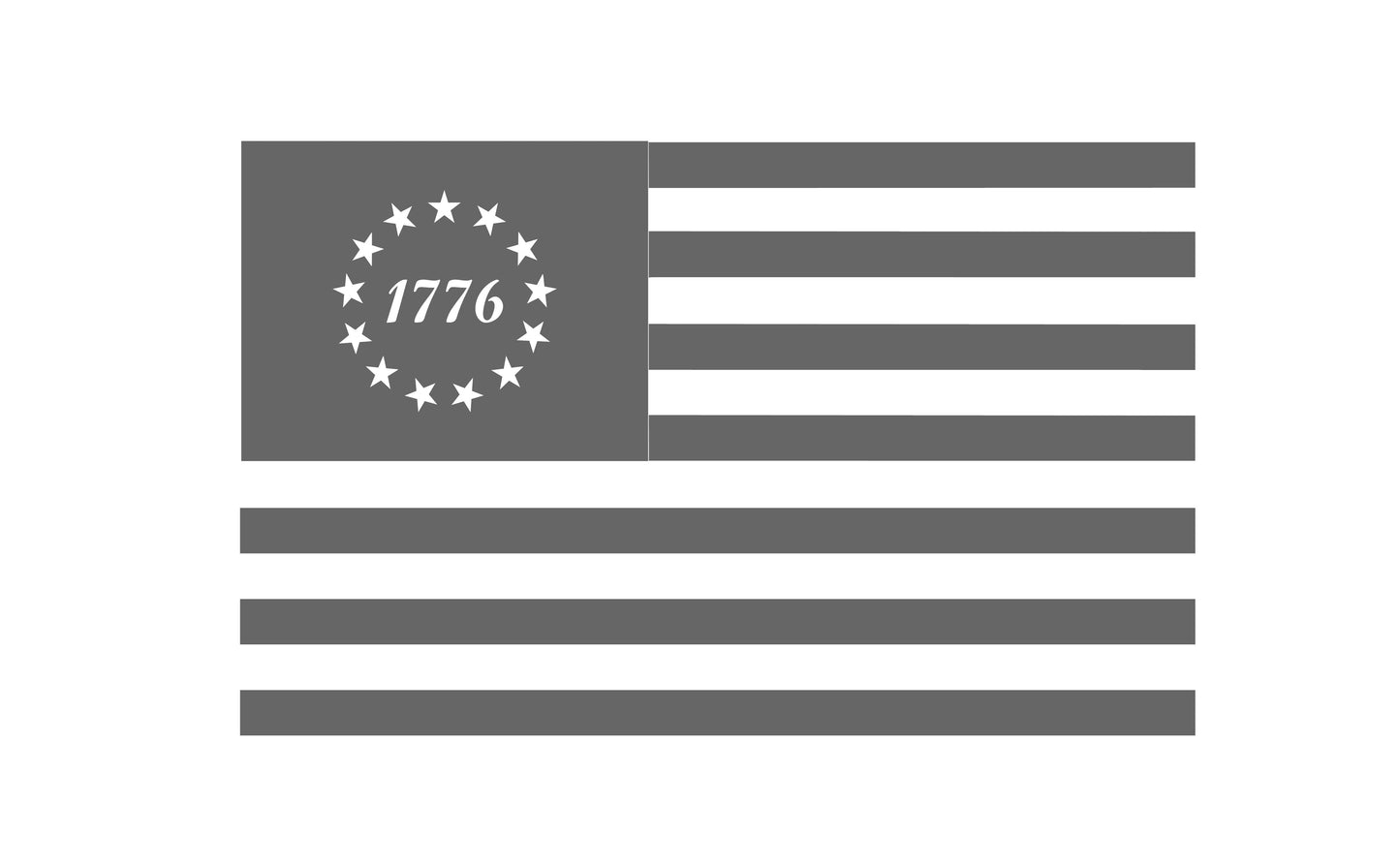 Betsy Ross 1776 American Flag Patriotic Vinyl Decal