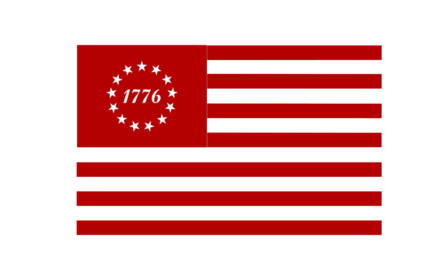 Betsy Ross 1776 American Flag Patriotic Vinyl Decal