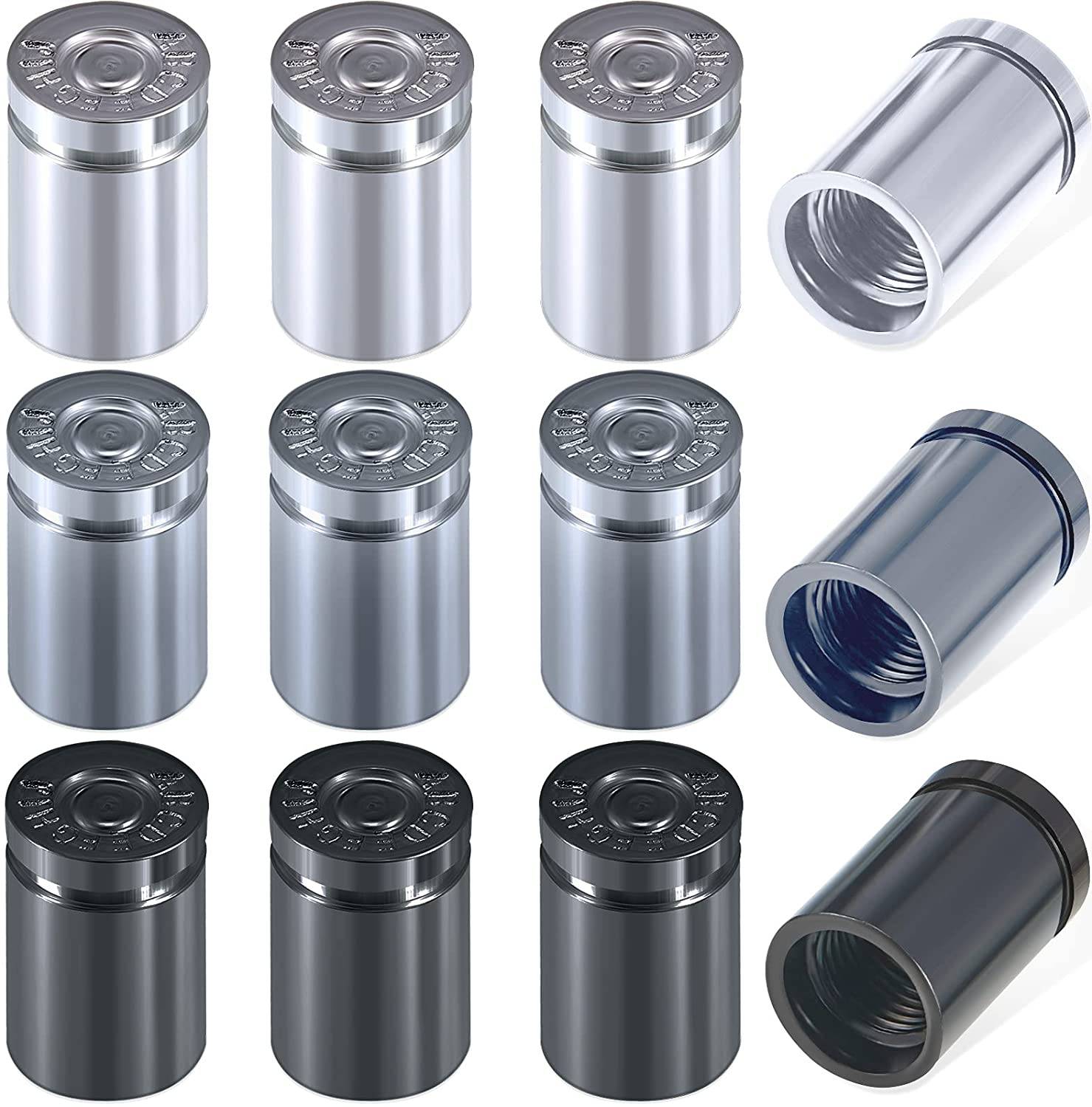 4pc. Tire Valve Stem Caps Casing Valve Stem Tire Gear Valve Caps Metal Aluminum Air Tire Caps Airtight Air Caps for Vehicles Cars, Trucks, Bicycles, Motorcycles and ATV