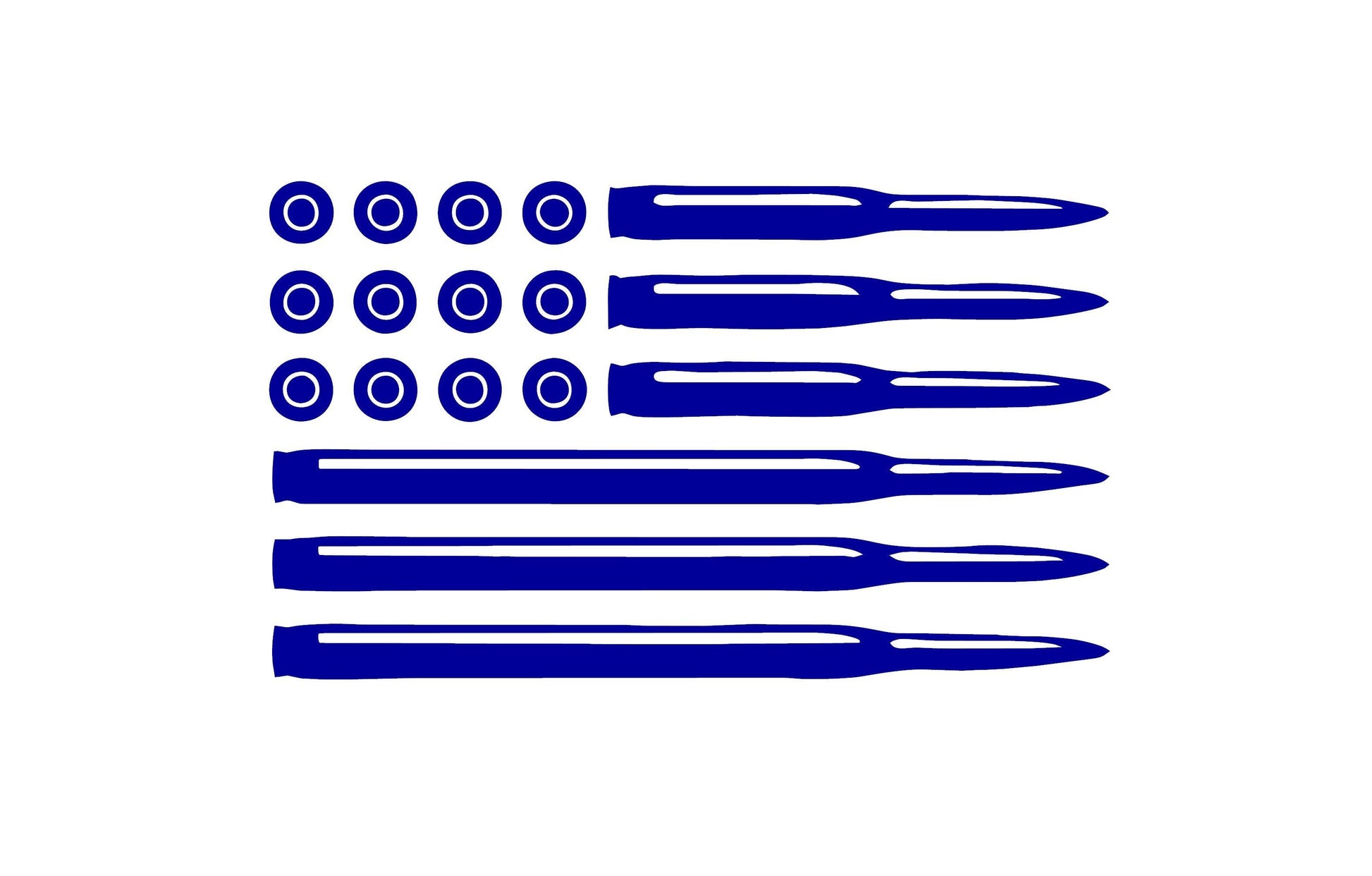 Bullet Ammo USA American Flag 2nd Amendment Vinyl Decal For Jeep, Trucks, Cars, etc...