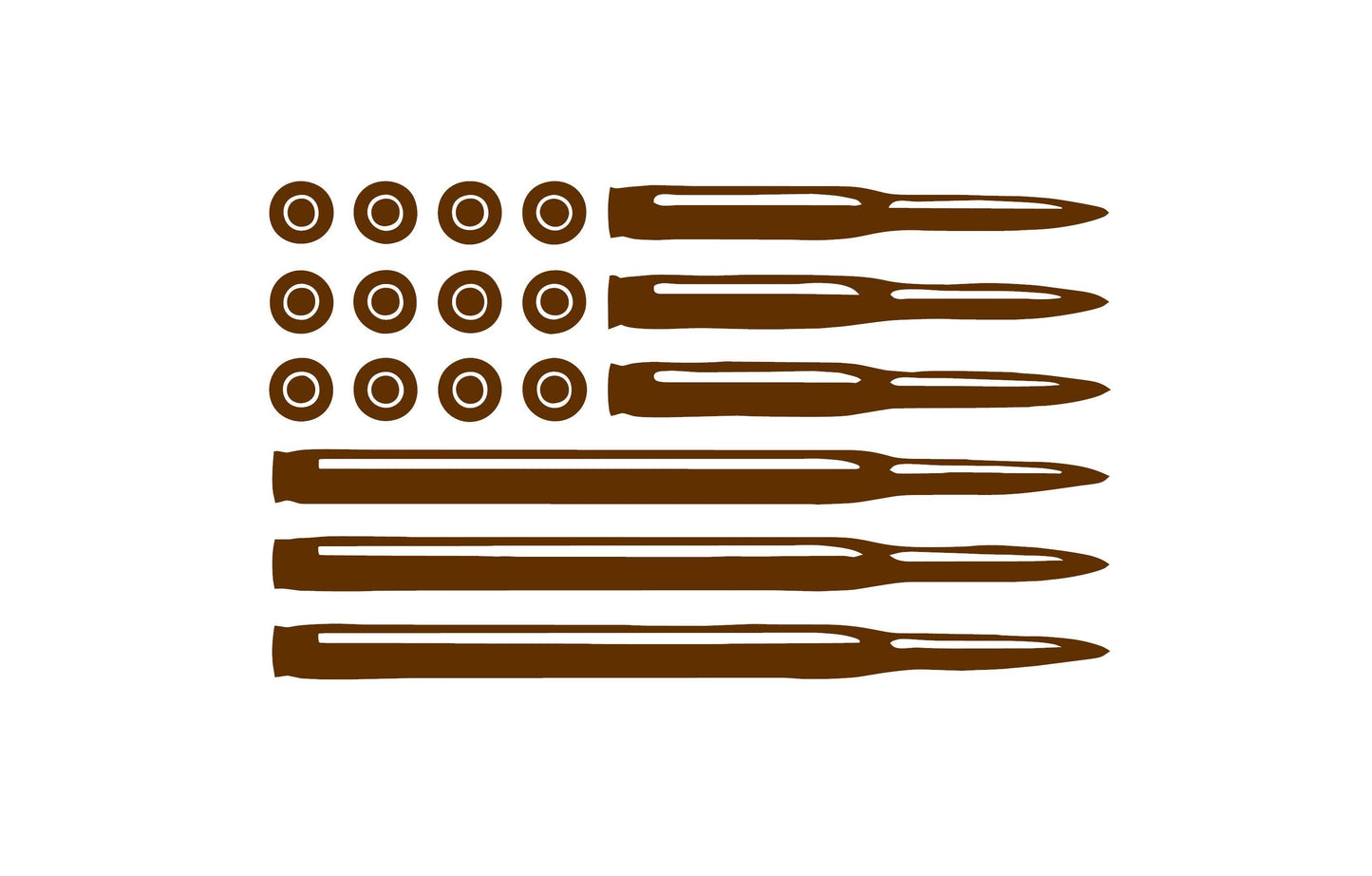 Bullet Ammo USA American Flag 2nd Amendment Vinyl Decal For Jeep, Trucks, Cars, etc...