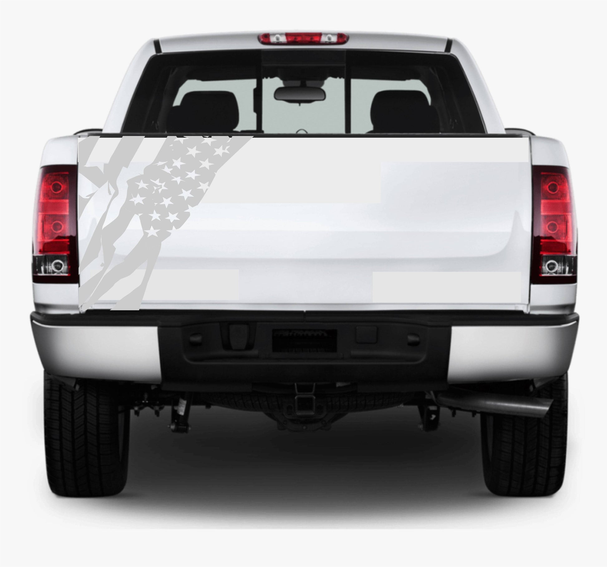 Distressed American Flag Decal Stickers | Patriotic Vinyl Decal for Any Trucks, SUV's, Vans, Tailgates, Bumpers...