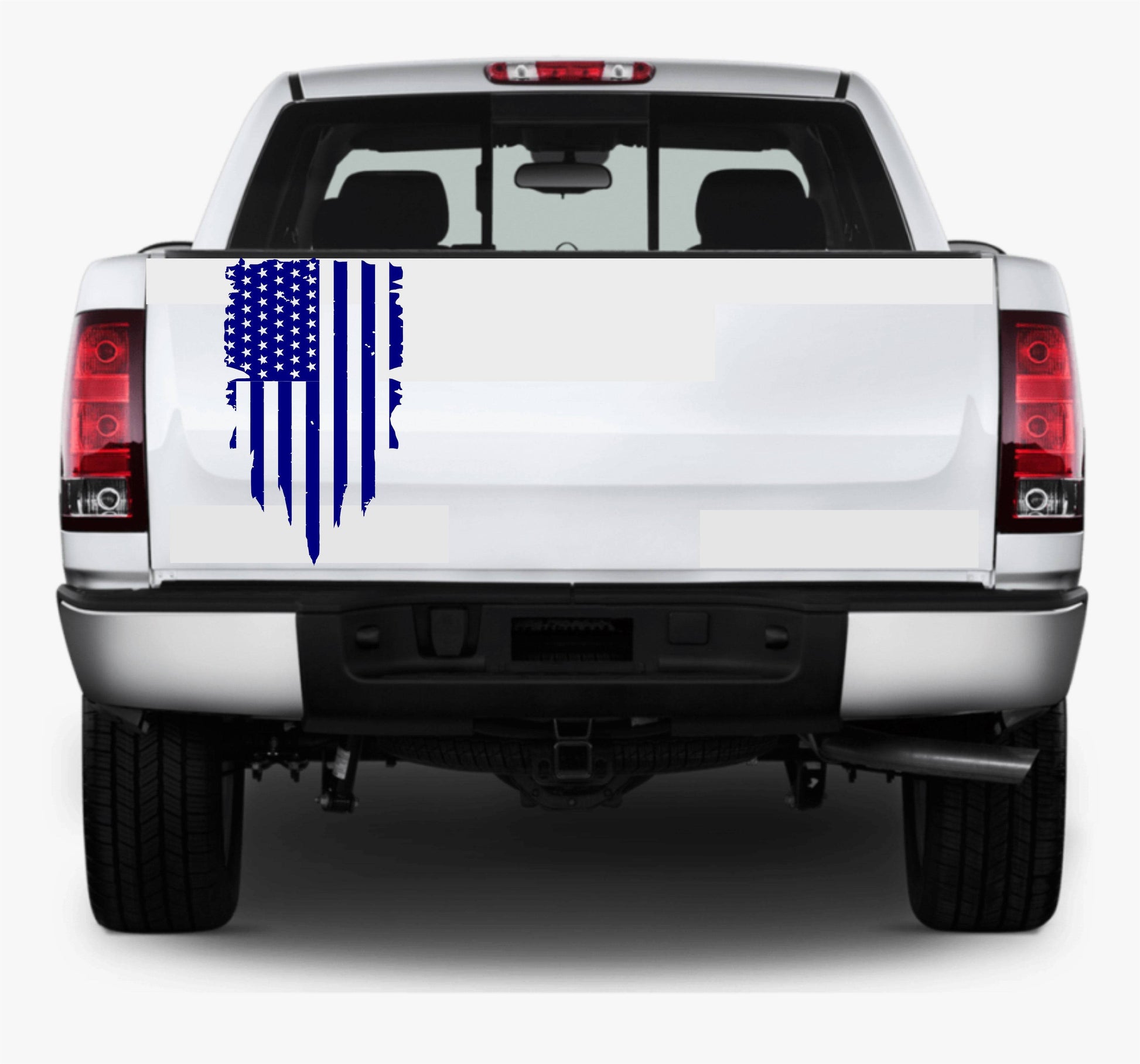 Distressed American Flag Decal Stickers 1776 Patriotic Vinyl Decal for Any Trucks, SUV's, Vans, Tailgates, Bumpers...