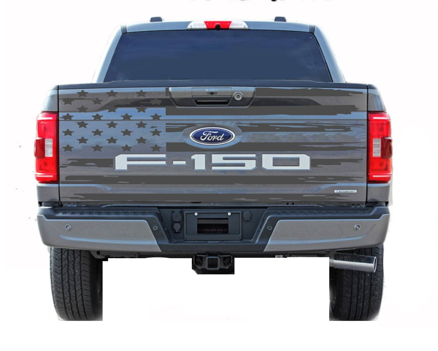 American Flag for 2021 2022 Ford F-150 Tailgate Vinyl Decal