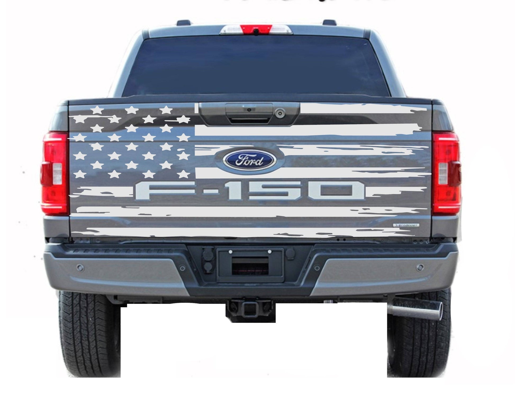 American Flag for 2021 2022 Ford F-150 Tailgate Vinyl Decal