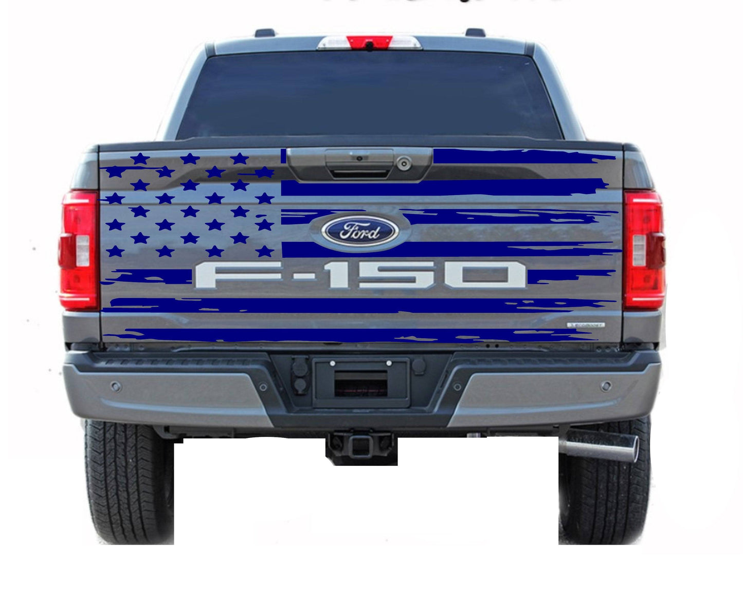 American Flag for 2021 2022 Ford F-150 Tailgate Vinyl Decal