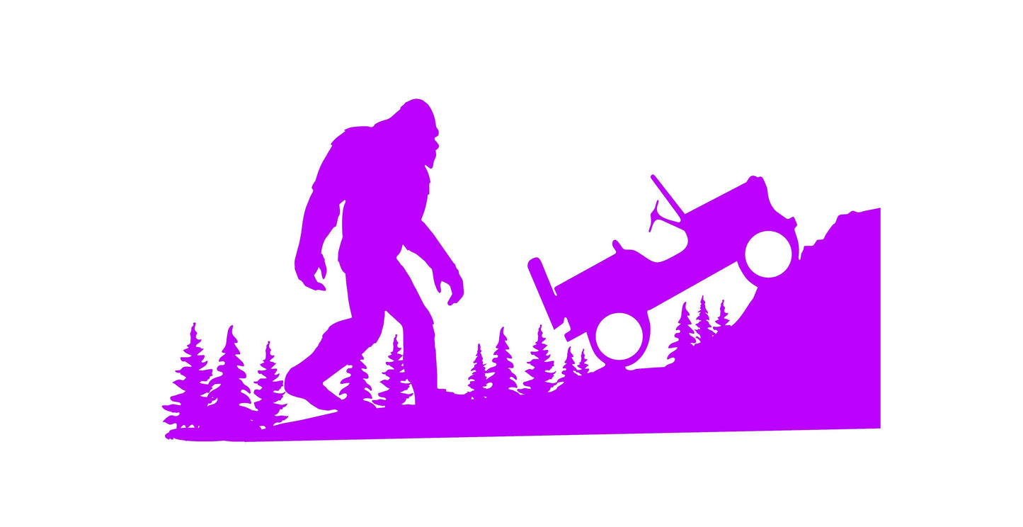 SASQUATCH YETI BIGFOOT VINYL DECAL