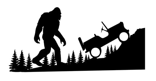SASQUATCH YETI BIGFOOT VINYL DECAL