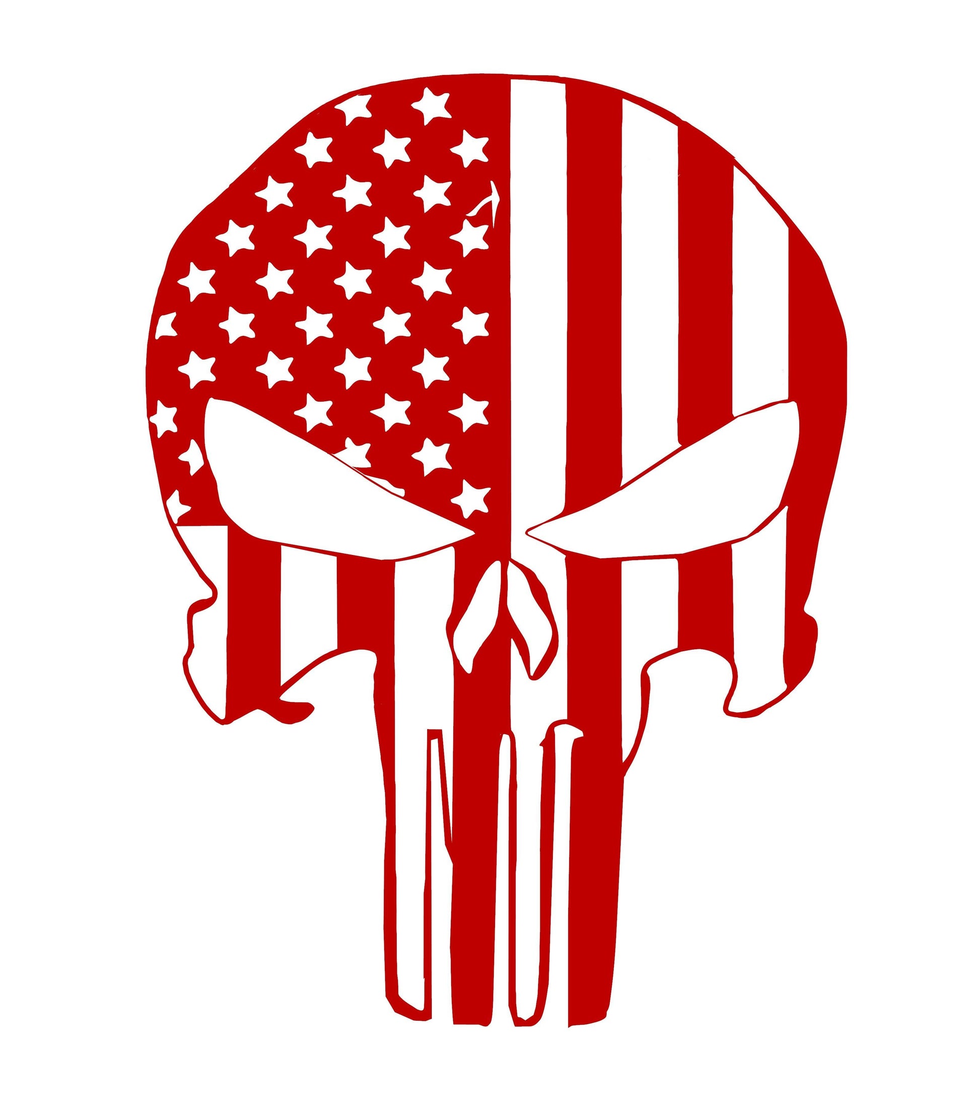 AMERICAN FLAG | PUNISHER VINYL DECAL