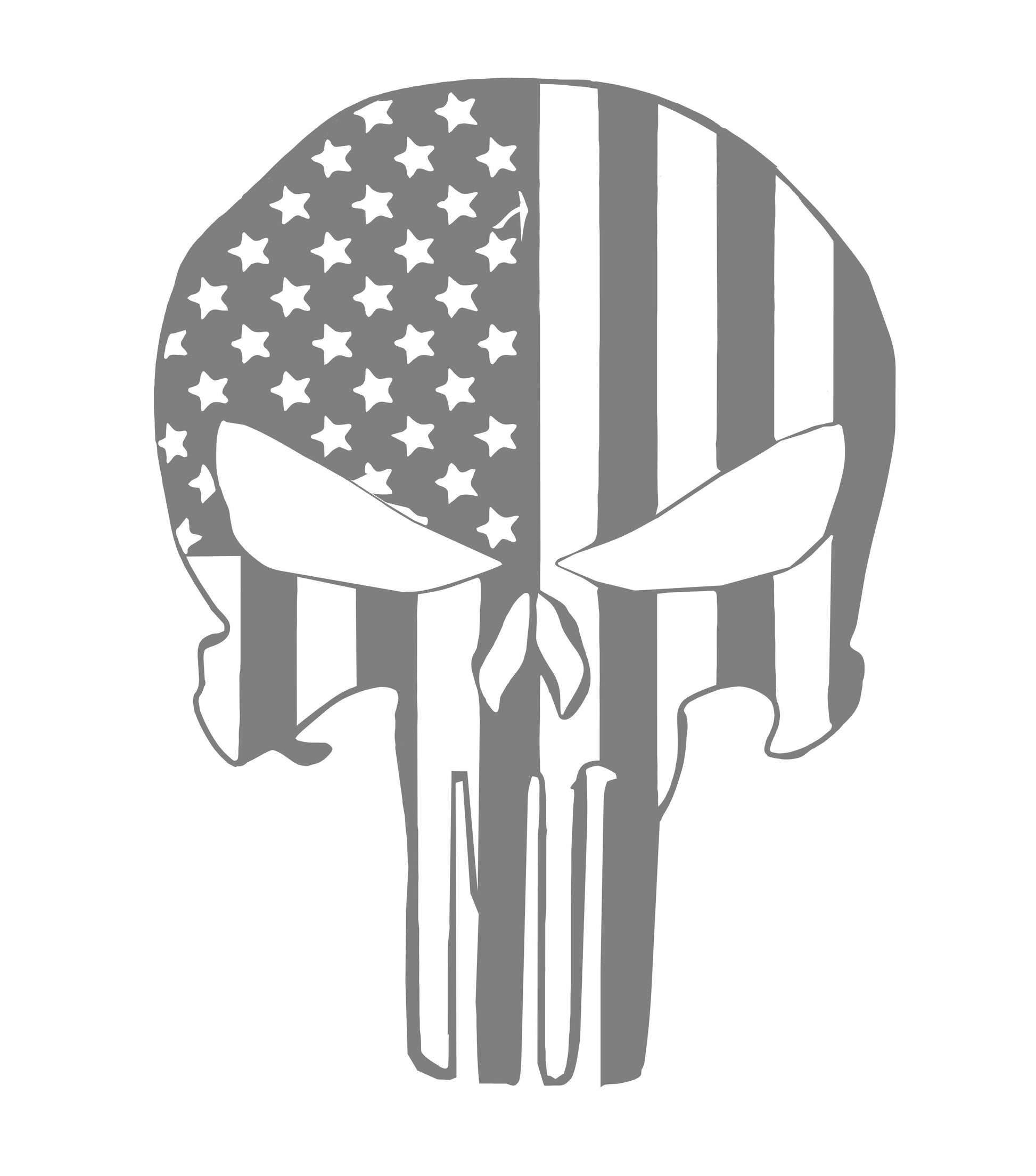 AMERICAN FLAG | PUNISHER VINYL DECAL