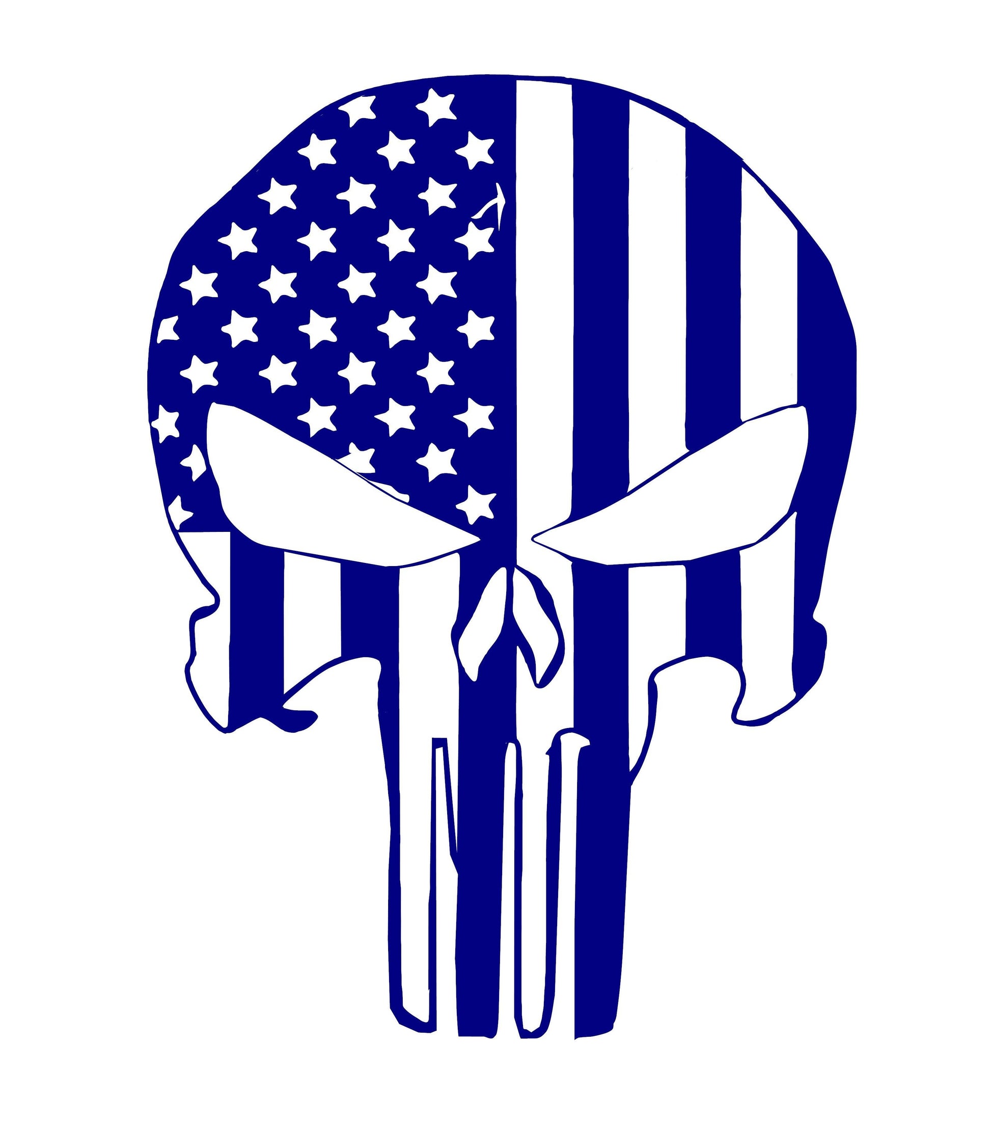 AMERICAN FLAG | PUNISHER VINYL DECAL