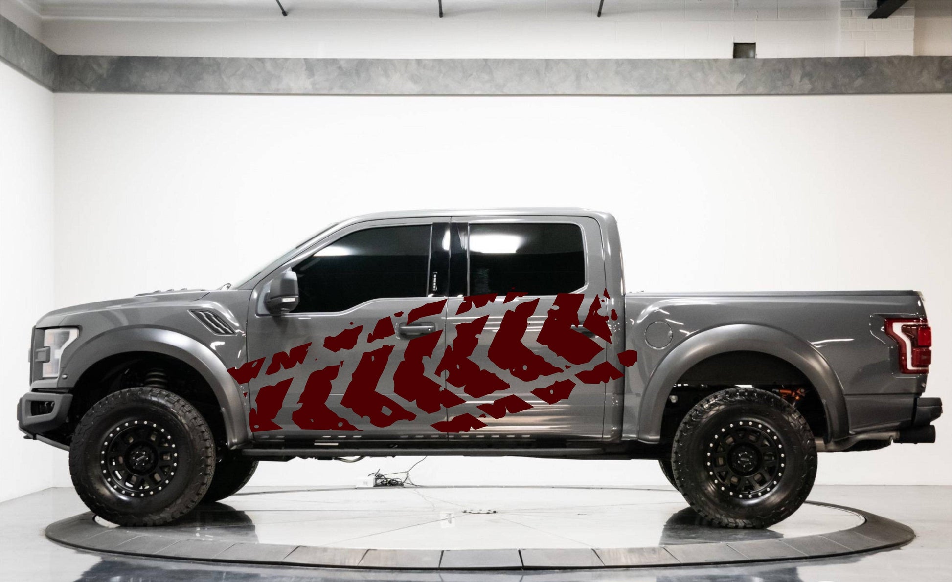 Tire Track Decals For Jeeps, Trucks, SUVs, Cars (UNIVERSAL). Sizes Available.