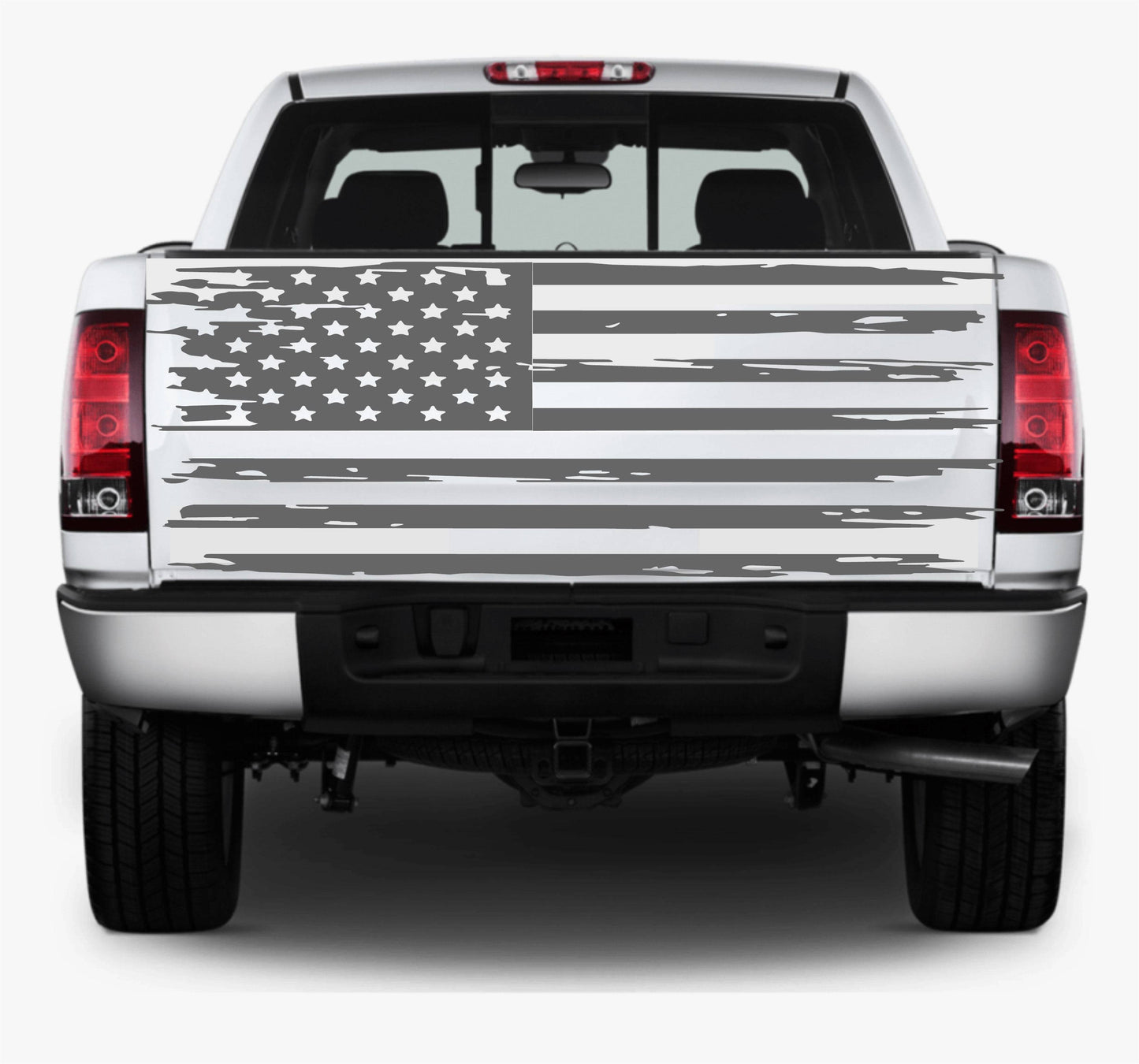 Distressed American Flag Decal Stickers | Patriotic Vinyl Decal for Any Trucks, SUV's, Vans, Tailgates, Bumpers...