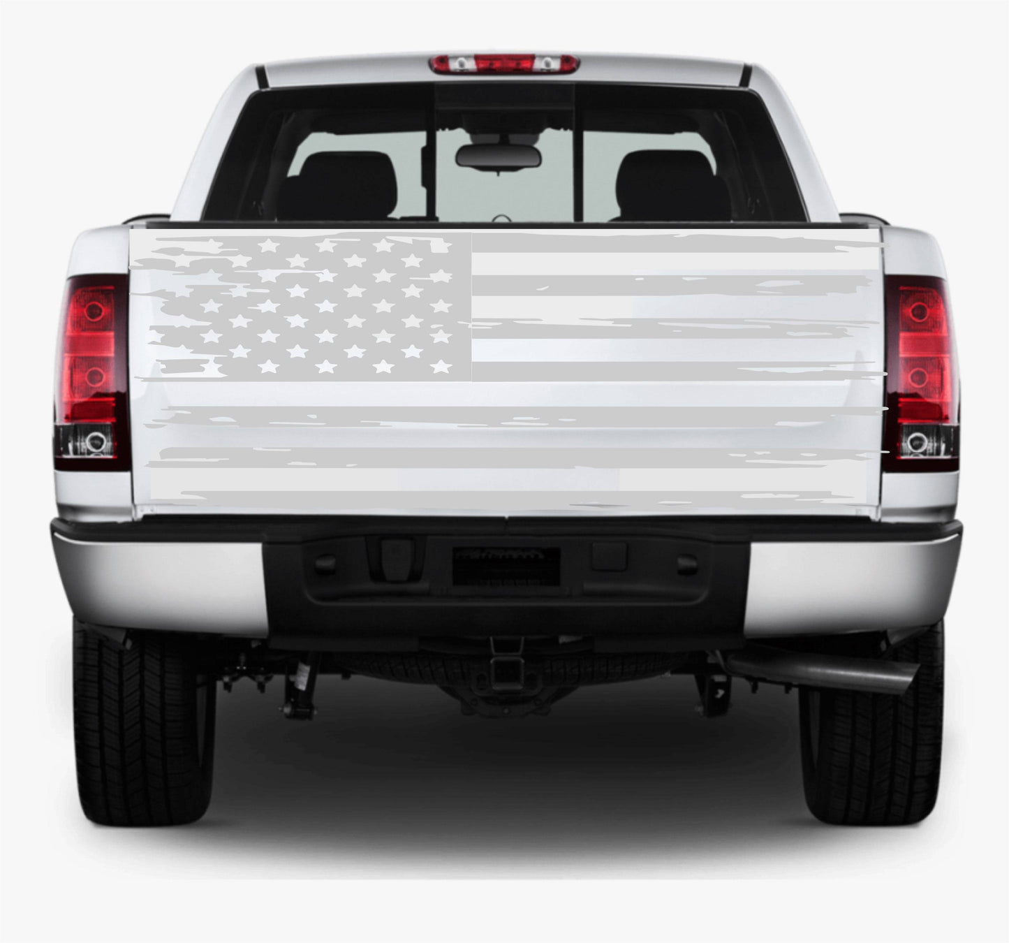 Distressed American Flag Decal Stickers | Patriotic Vinyl Decal for Any Trucks, SUV's, Vans, Tailgates, Bumpers...
