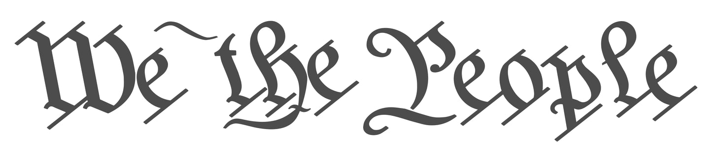 "We The People" United States Constitution Decals Stickers