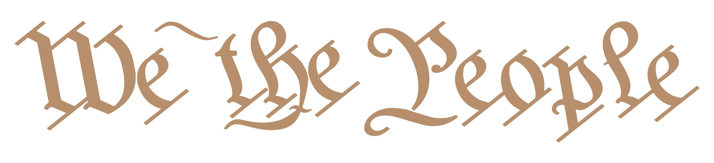 "We The People" United States Constitution Decals Stickers