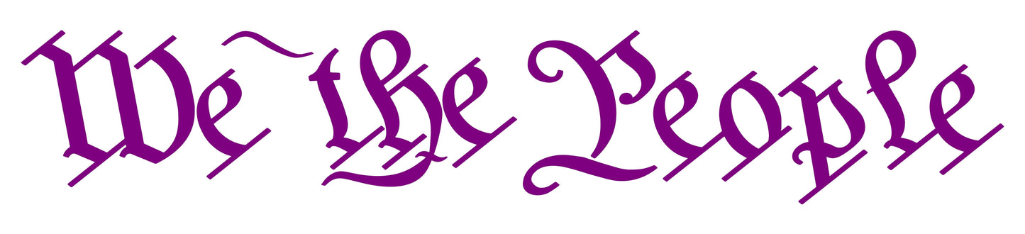 "We The People" United States Constitution Decals Stickers