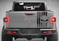 American Flag Bullets Punisher Decal for Jeep Gladiator's Tailgate