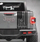 American Flag Don't Tread on Me Decal for Jeep Gladiator Tailgate