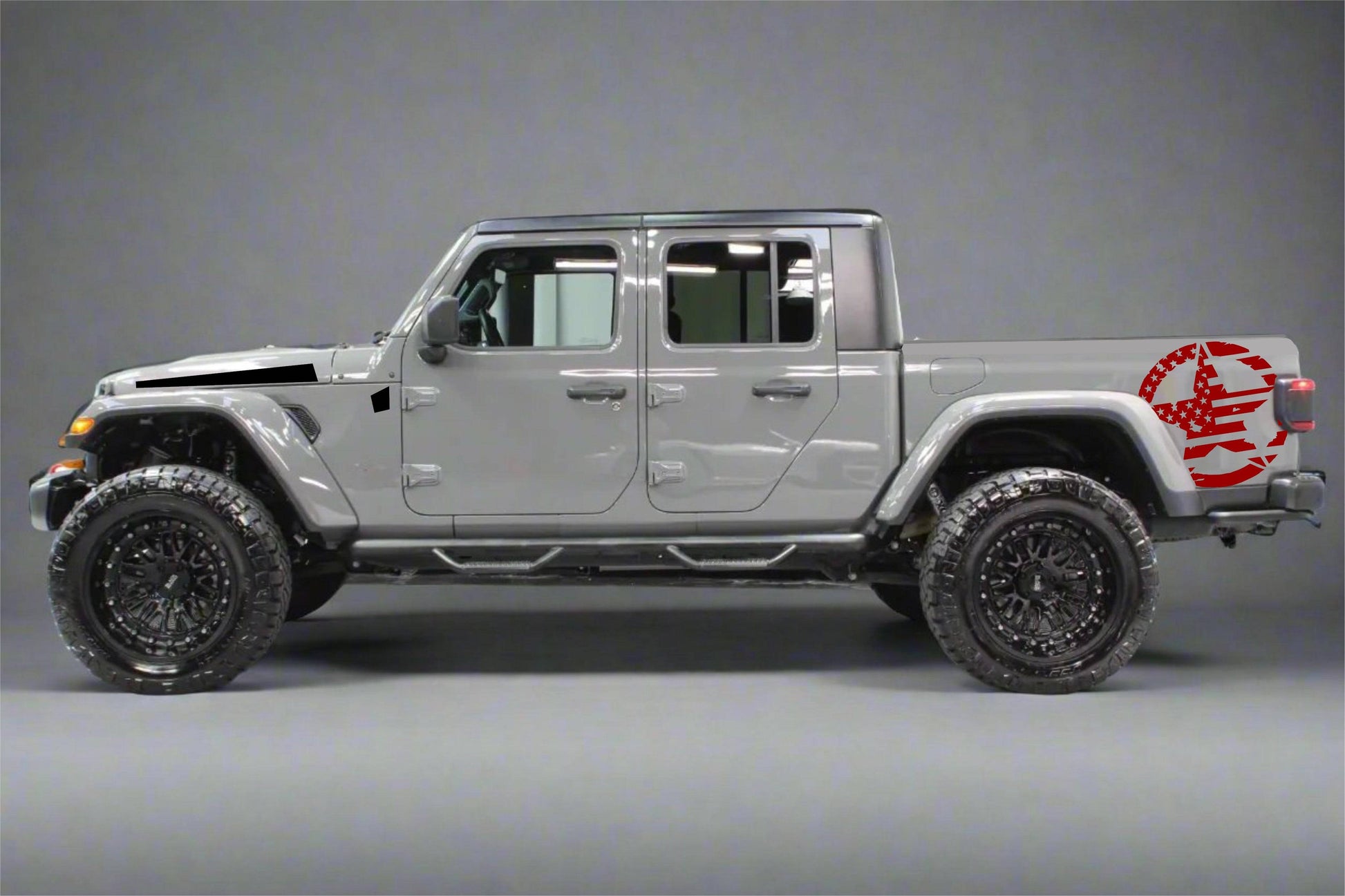 American Flag Military Star Decals for Jeep Gladiator Truck Bed 